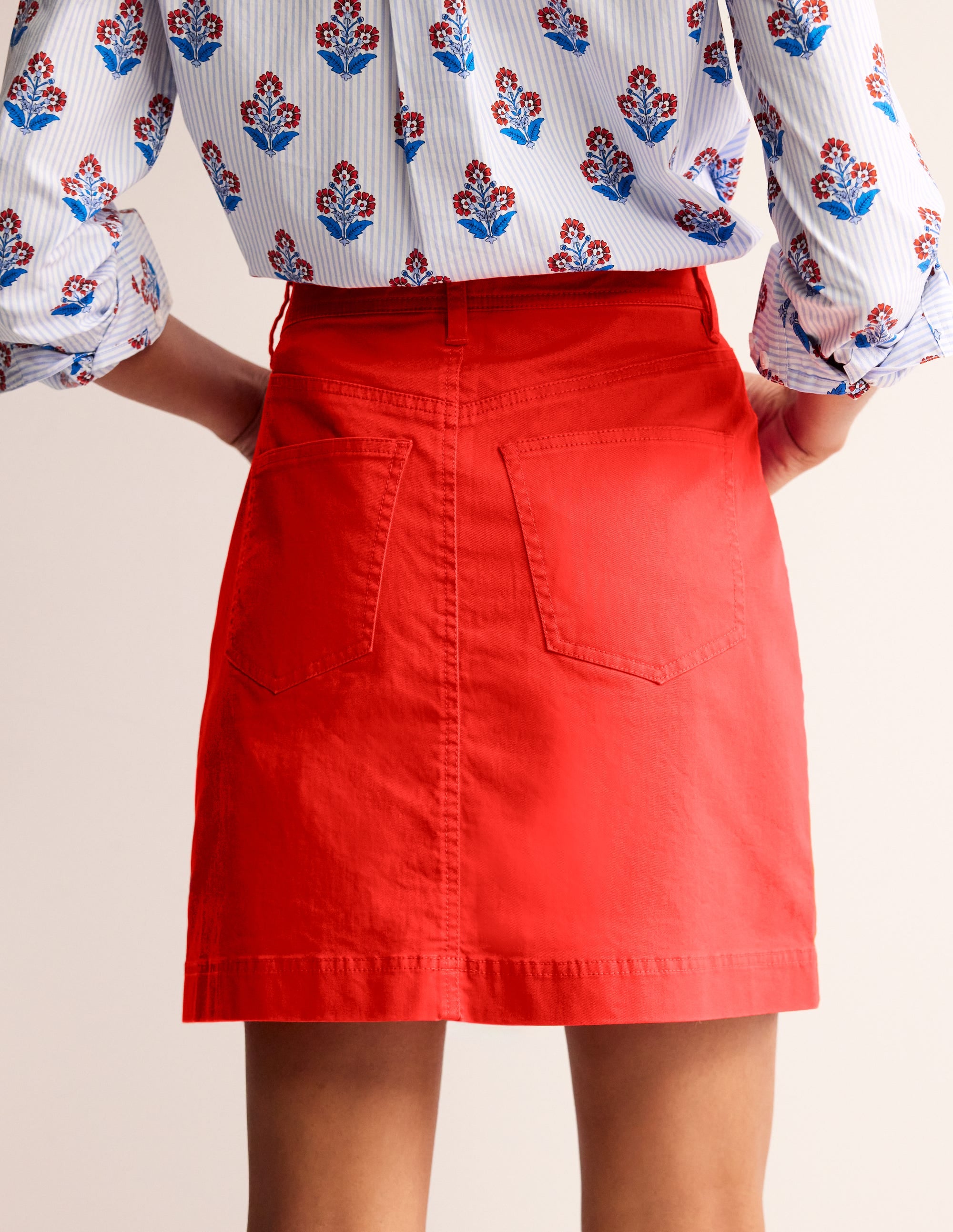 Nell Chino Skirt-Admiral - Image 4