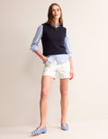 Kensington Casual Shorts-White