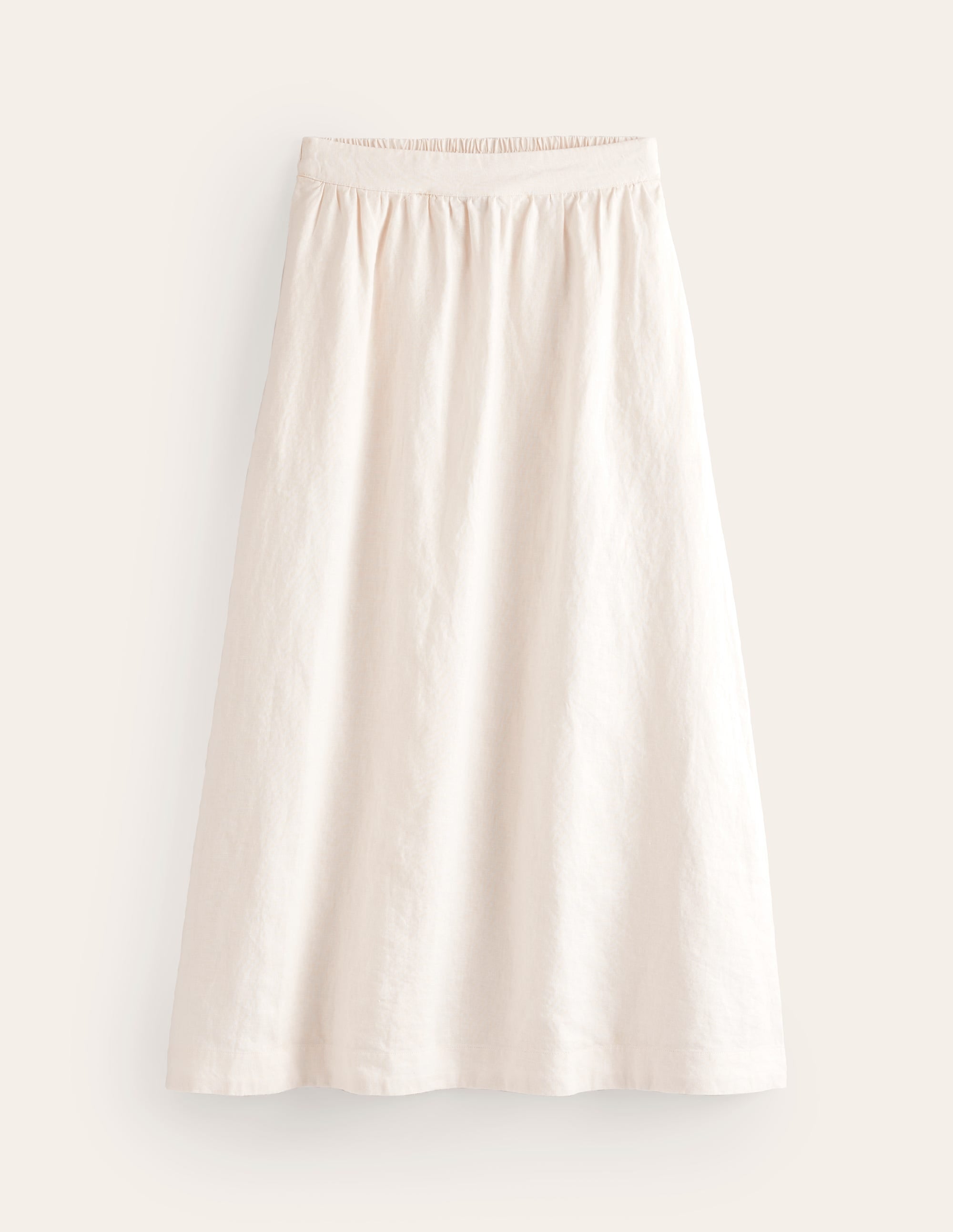 Florence Linen Skirt-Ecru - Image 6