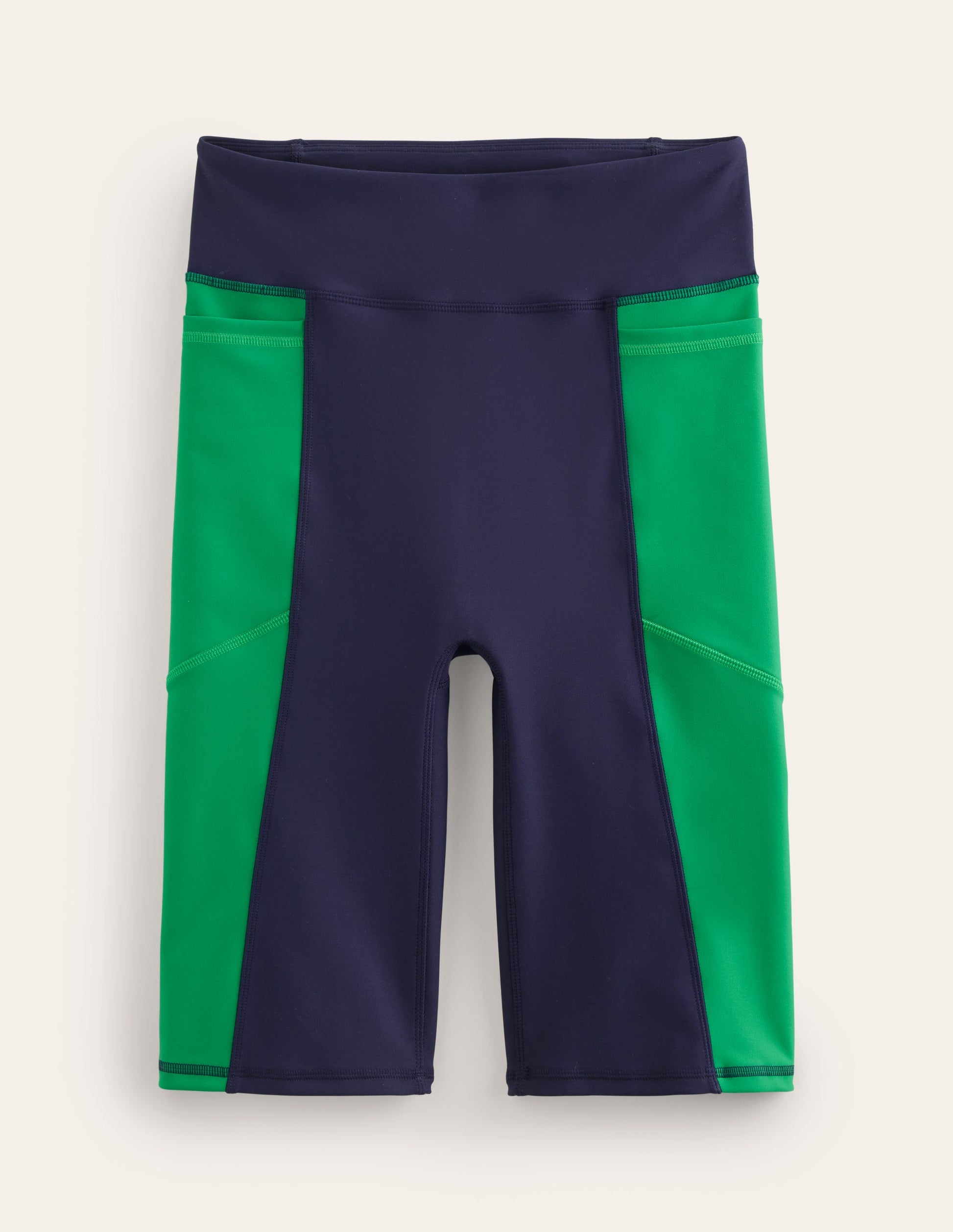 Colour Block Shorts-Navy Colourblock-5