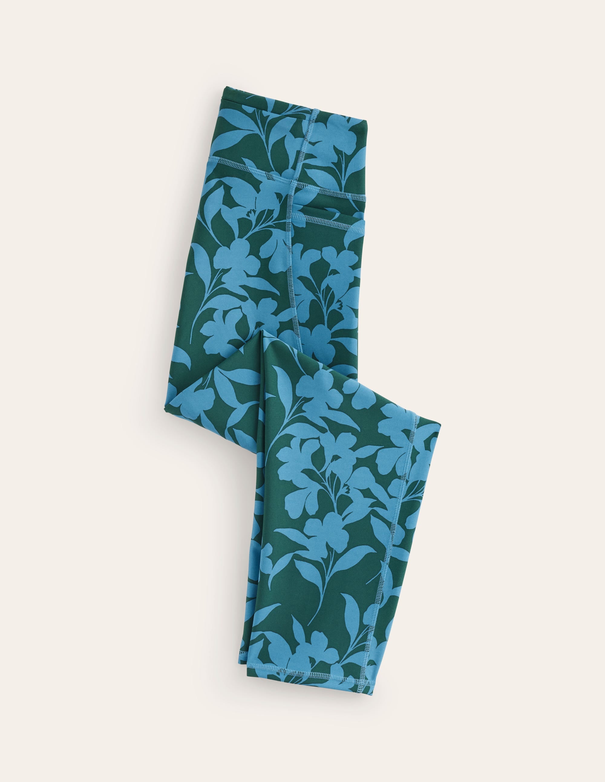 High Waist 7/8 Pocket Leggings-Faience, Silhouette Bloom - Image 5