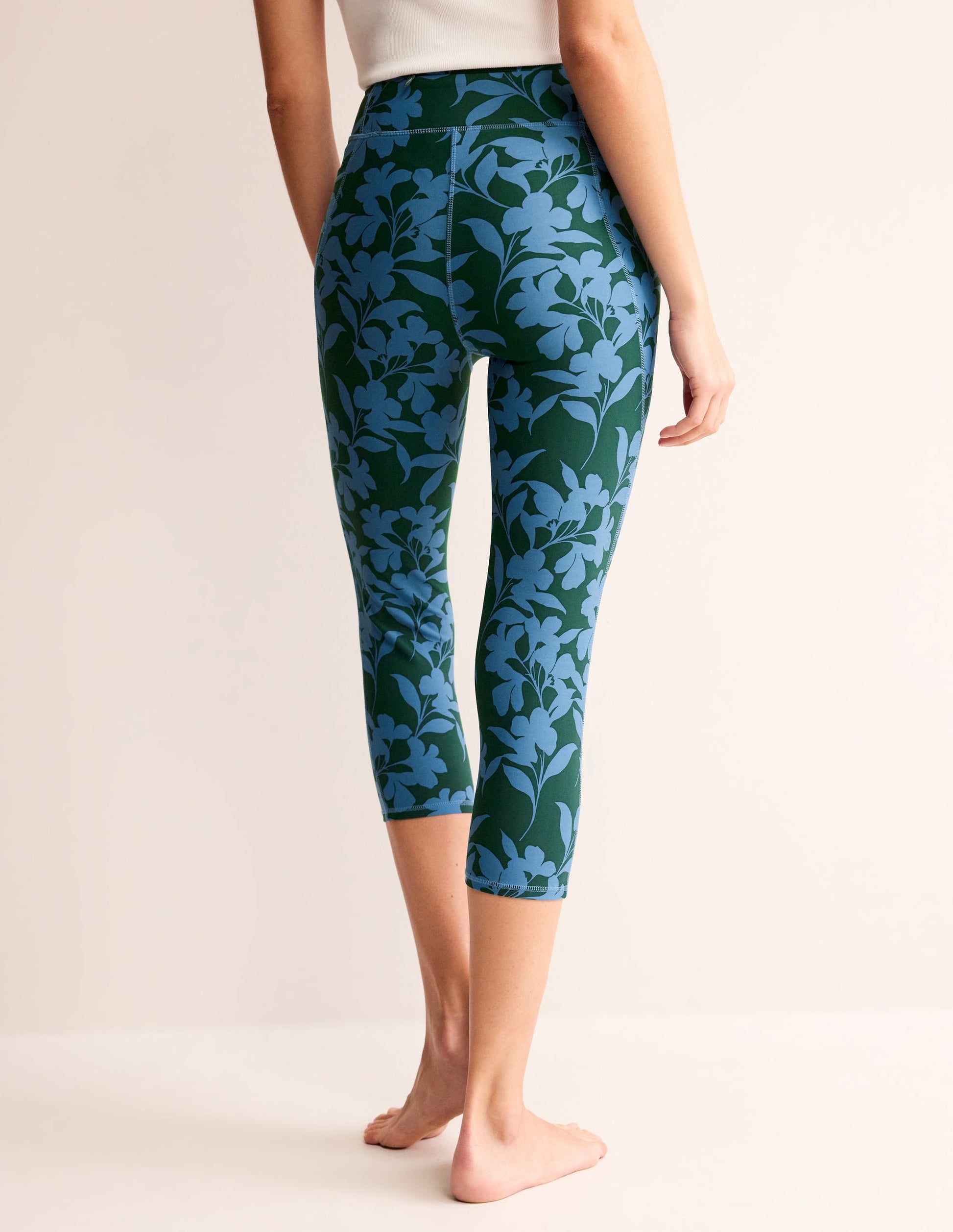 High Waist 7/8 Pocket Leggings-Faience, Silhouette Bloom-3