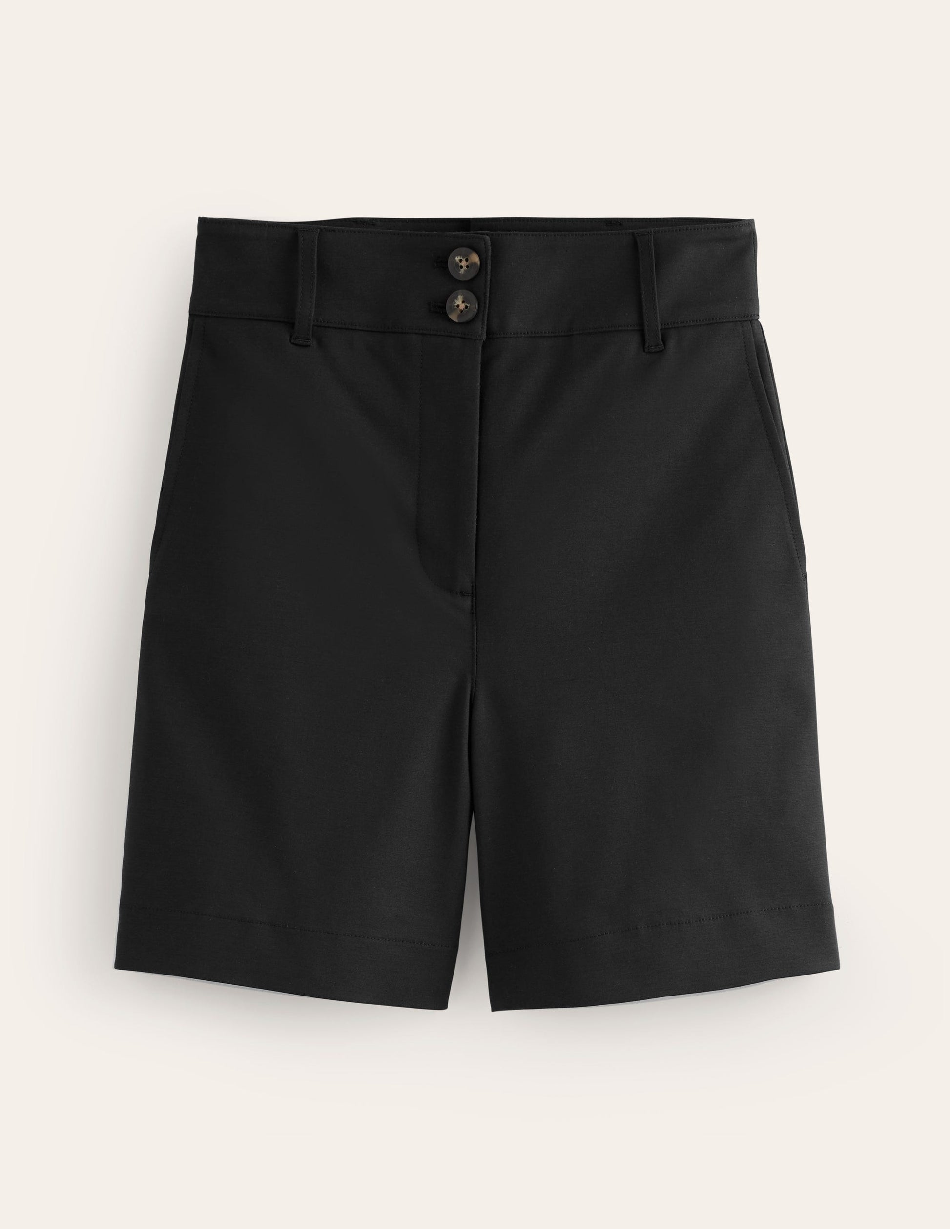 Westbourne Sateen Shorts-Black-5