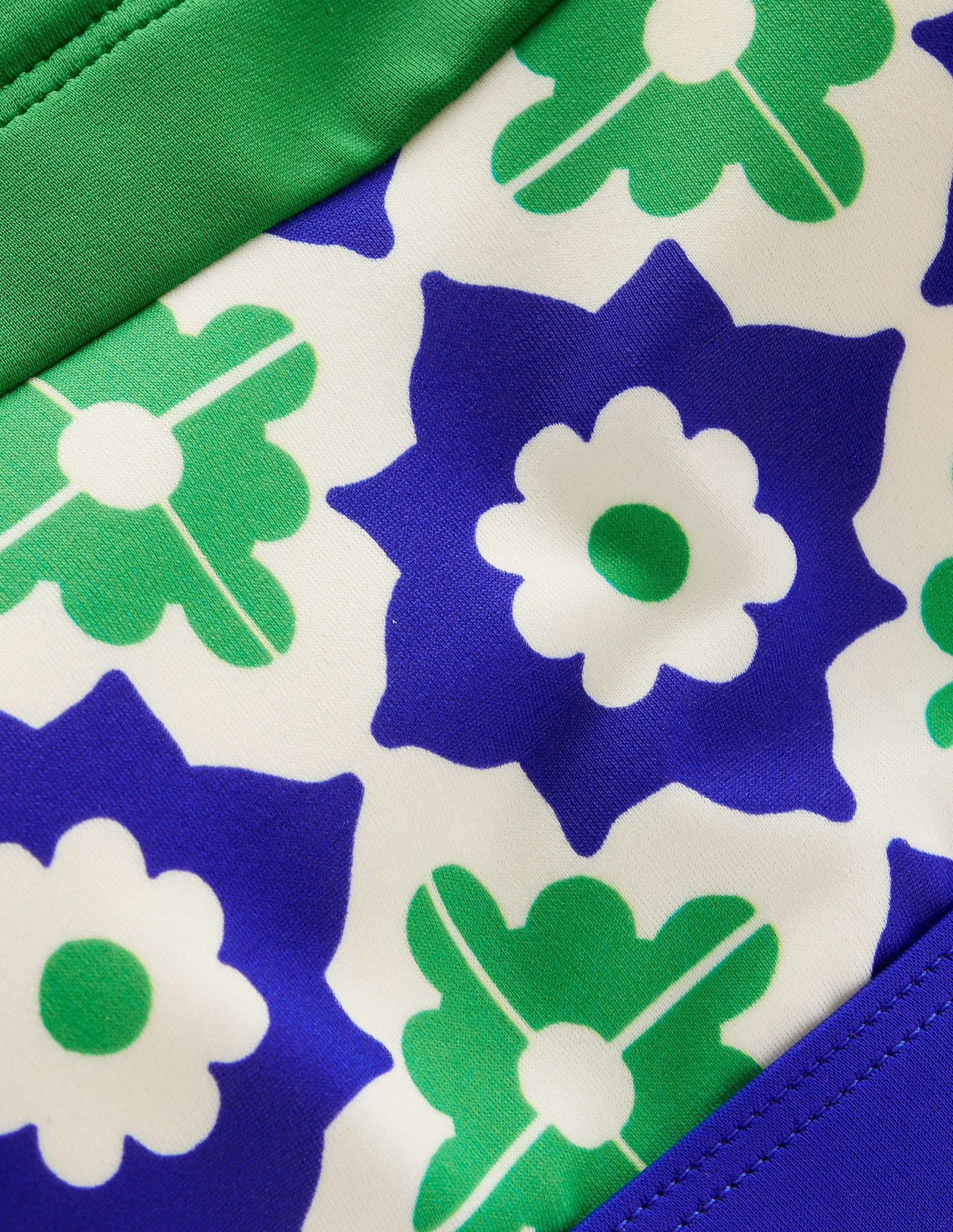 Santorini Bikini Top-Surf The Web, Geometric Stamp-6