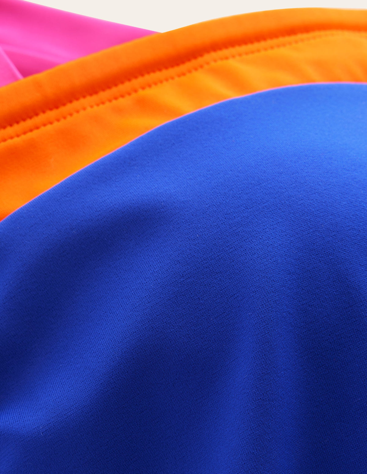 Santorini Tankini Top-Blue/Pink Colourblock - Image 6