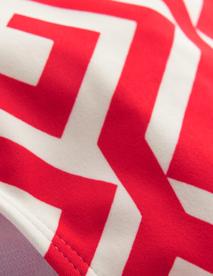 Classic Bikini Bottoms-Flame Scarlet, Maze-6