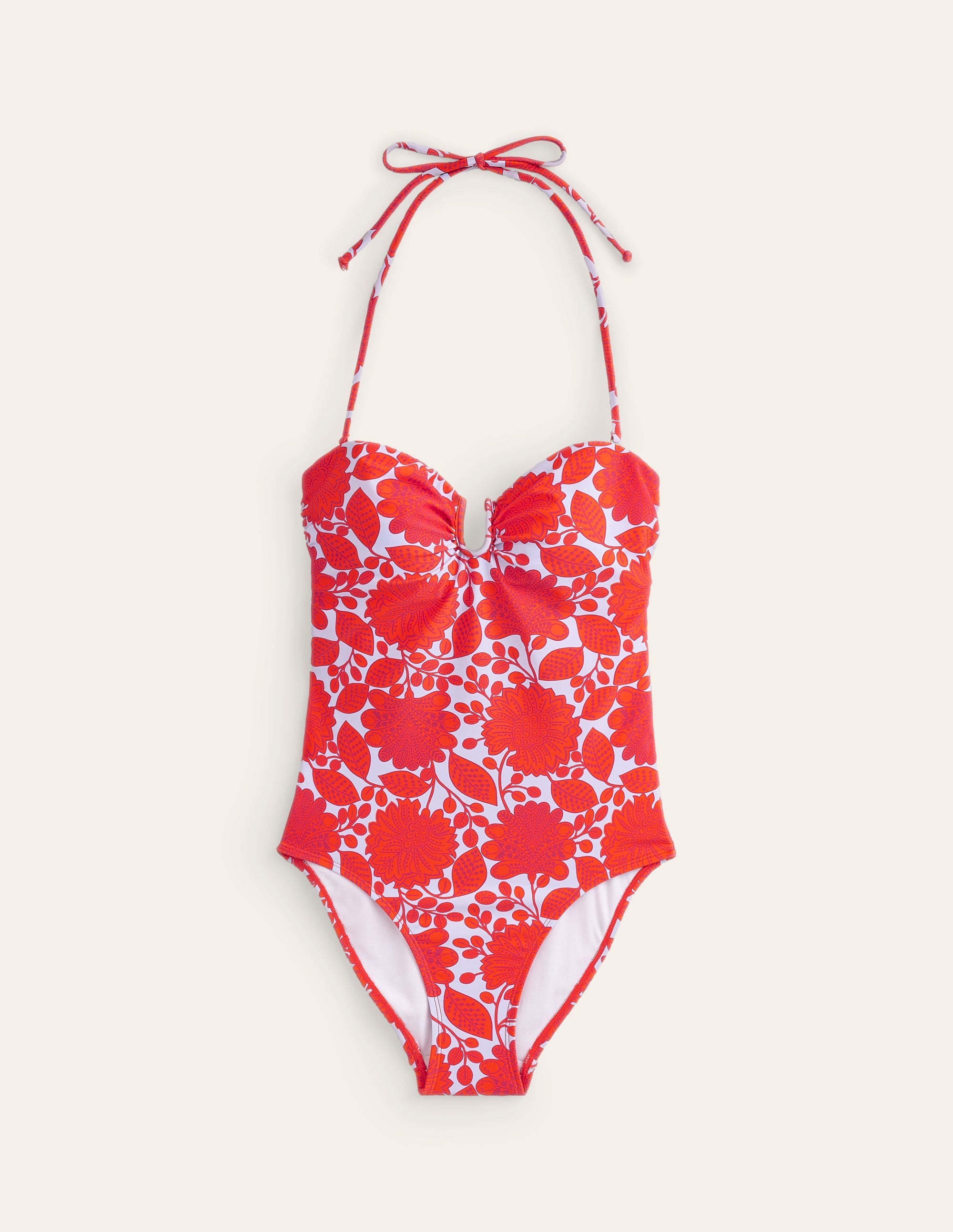 U bar Swimsuit-Fire Cracker, Gardenia Swirl - Image 5