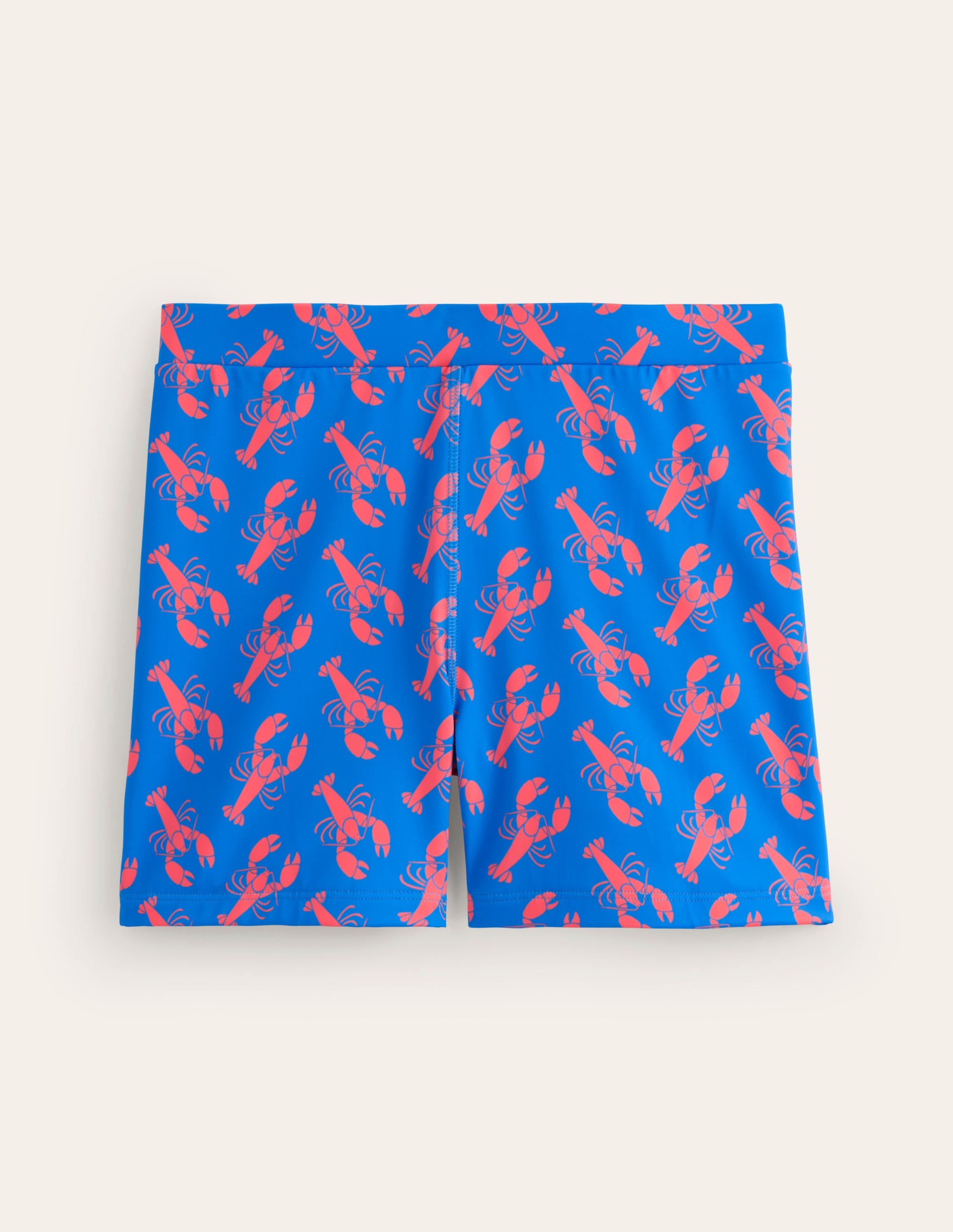 Swim Cycling Shorts-Indigo Bunting, Lobster - Image 5