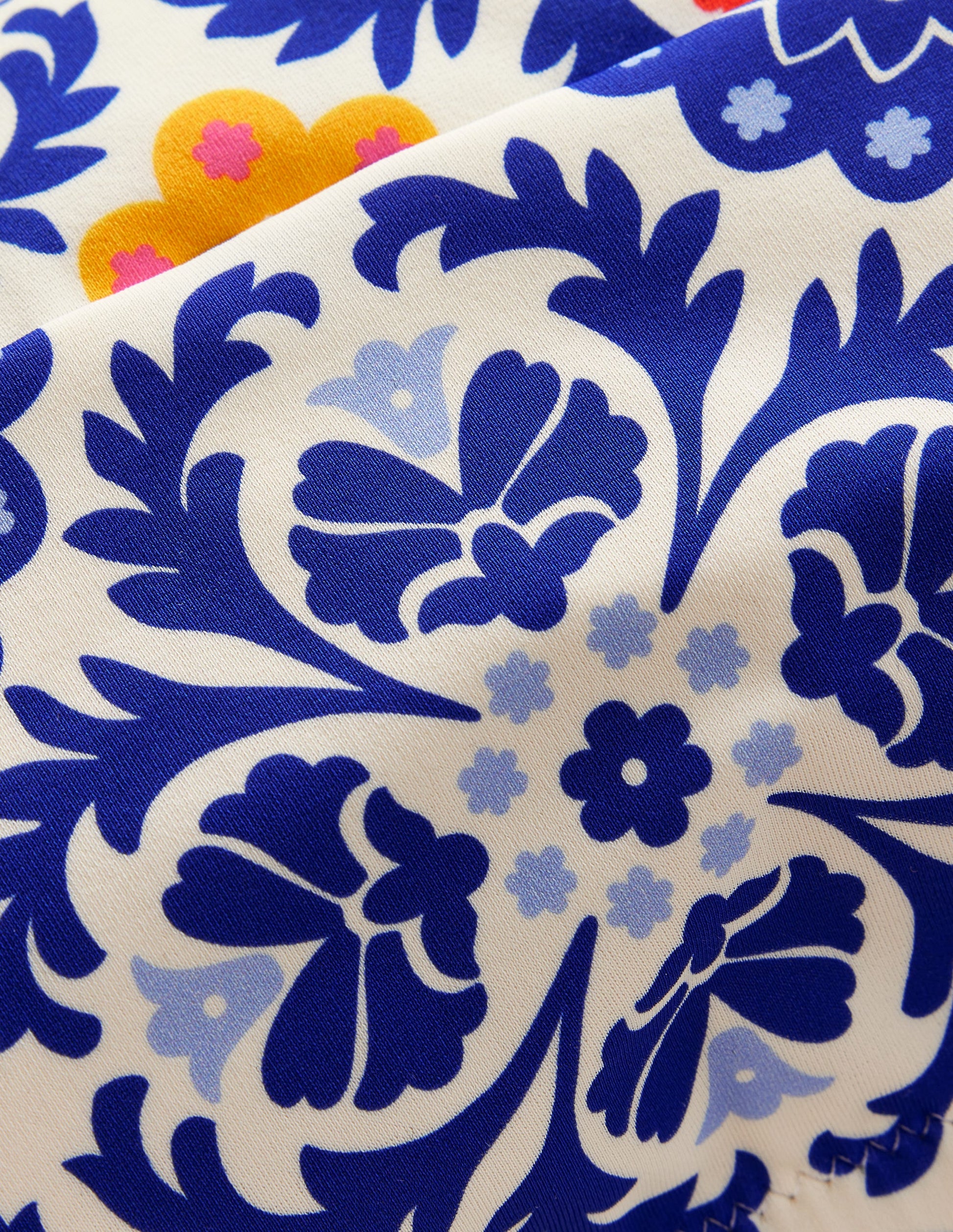 Square Neck Panel Bikini Top-Surf the Web, Mosaic Bloom-6