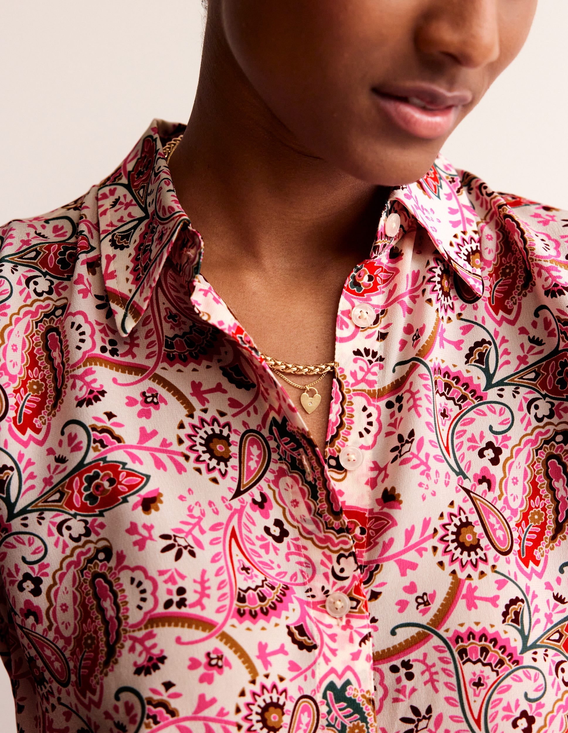 Sienna Silk Shirt-Ivory, Fantastical-2