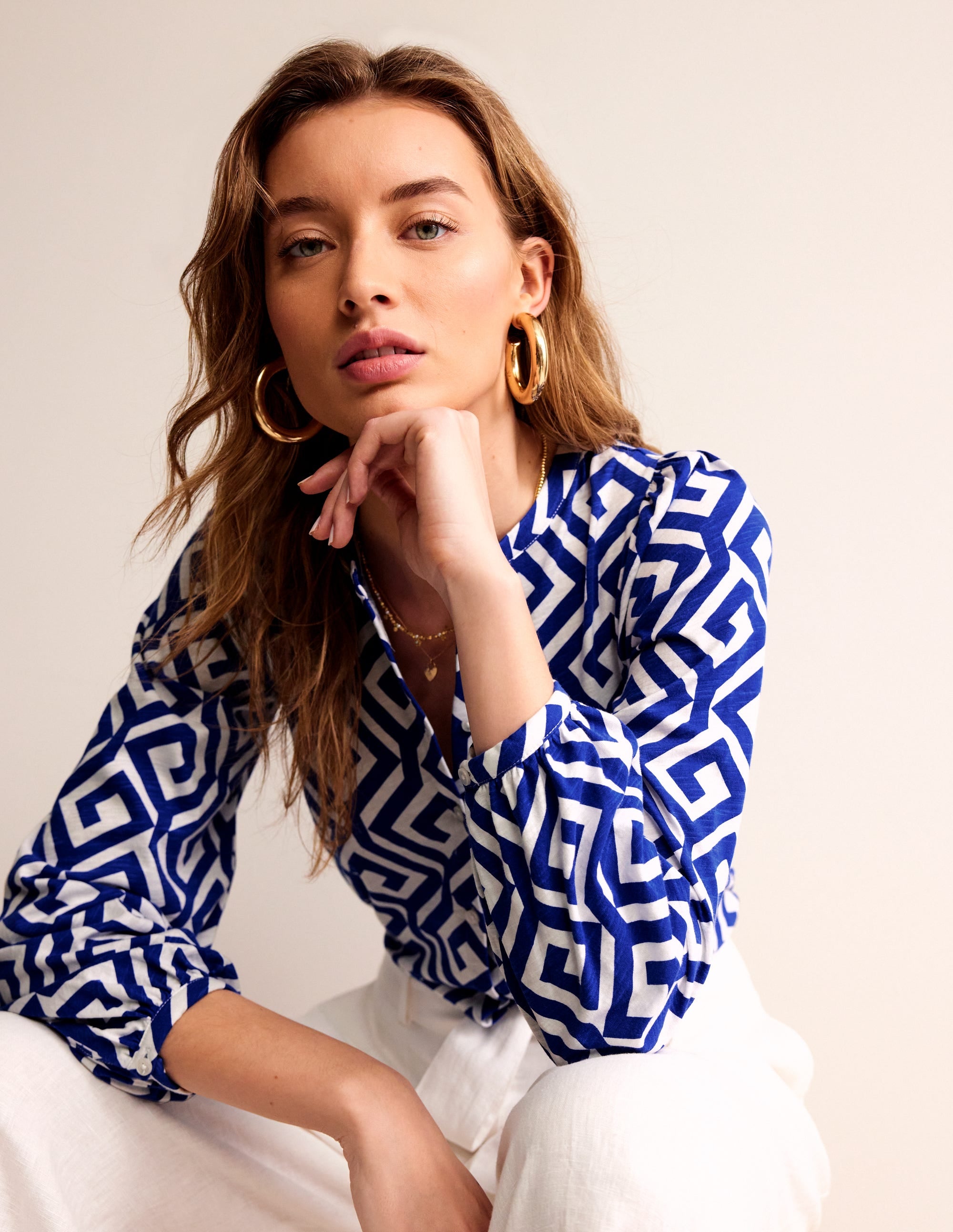 Marina Jersey Shirt-Surf The Web, Maze - Image 1