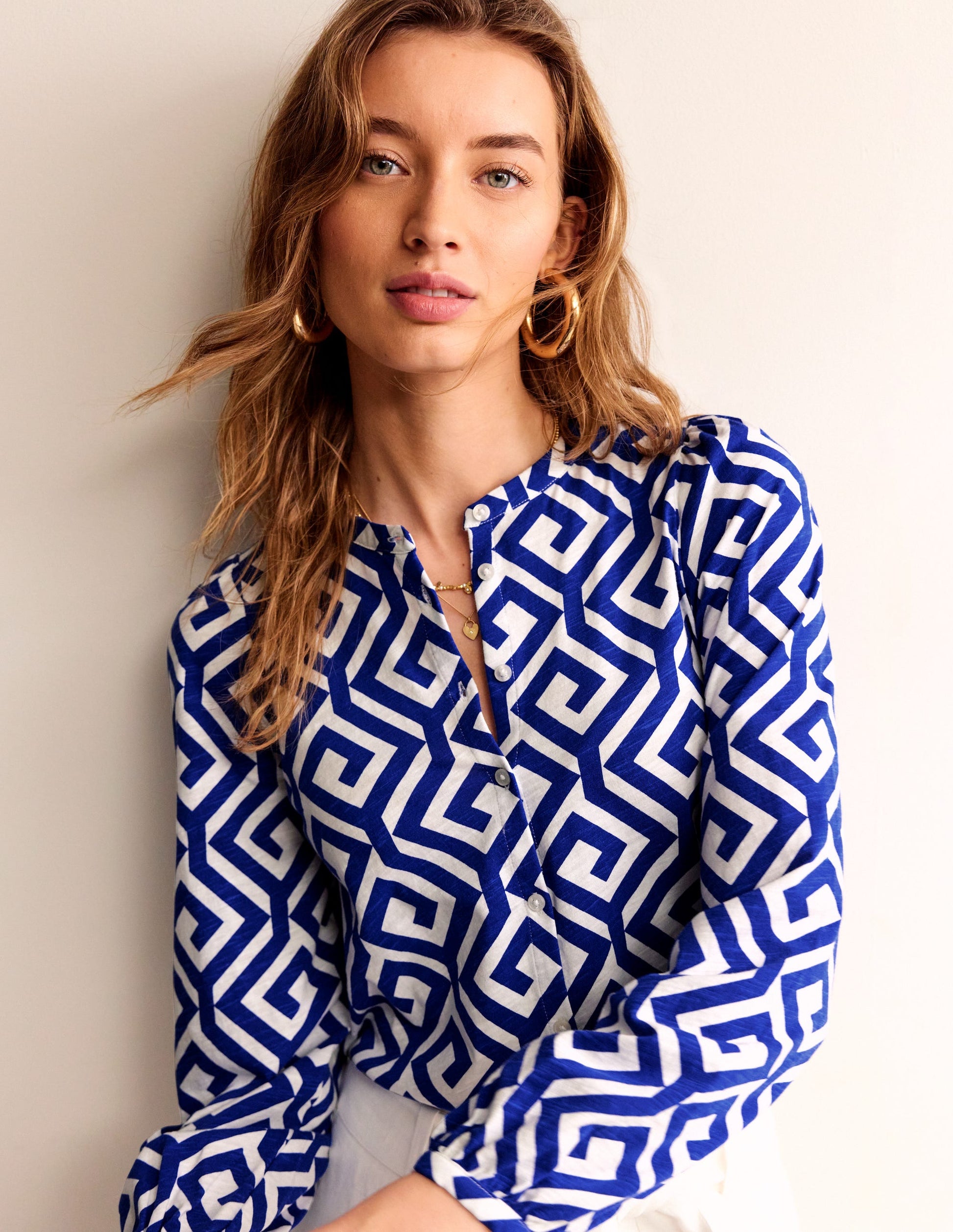 Marina Jersey Shirt-Surf The Web, Maze-4