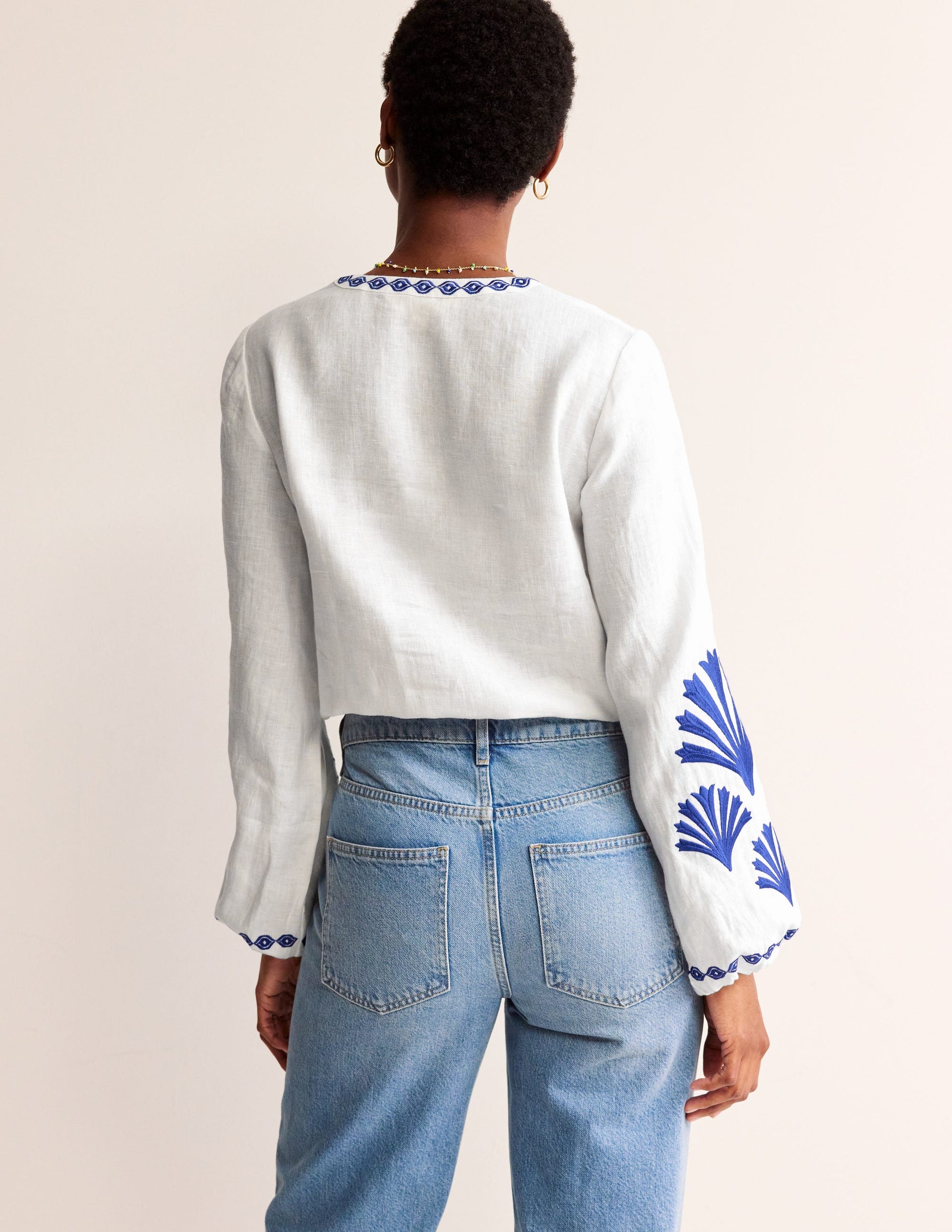 Bonnie Linen Top-Surf the Web, Shells-3