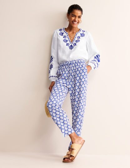 Bonnie Linen Top-Surf the Web, Shells-5