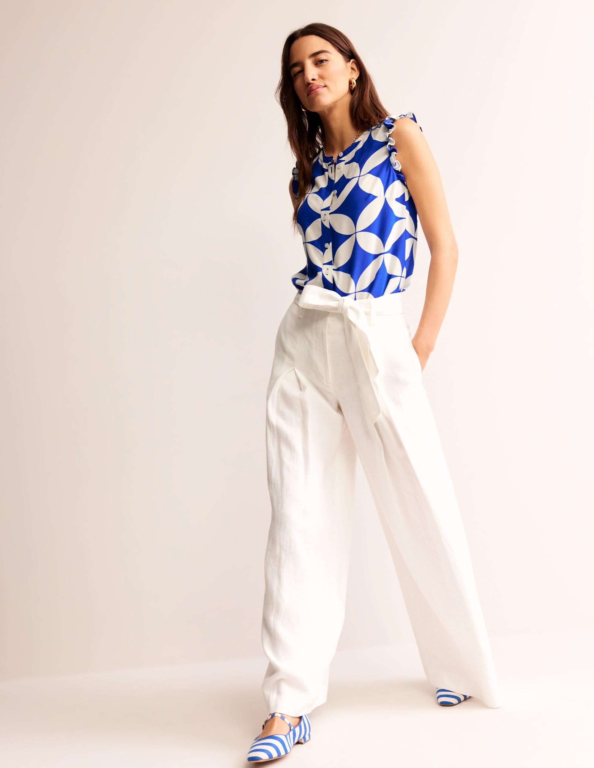 Alicia Button Down Top-Surf the Web. Diamond Terrace - Image 4