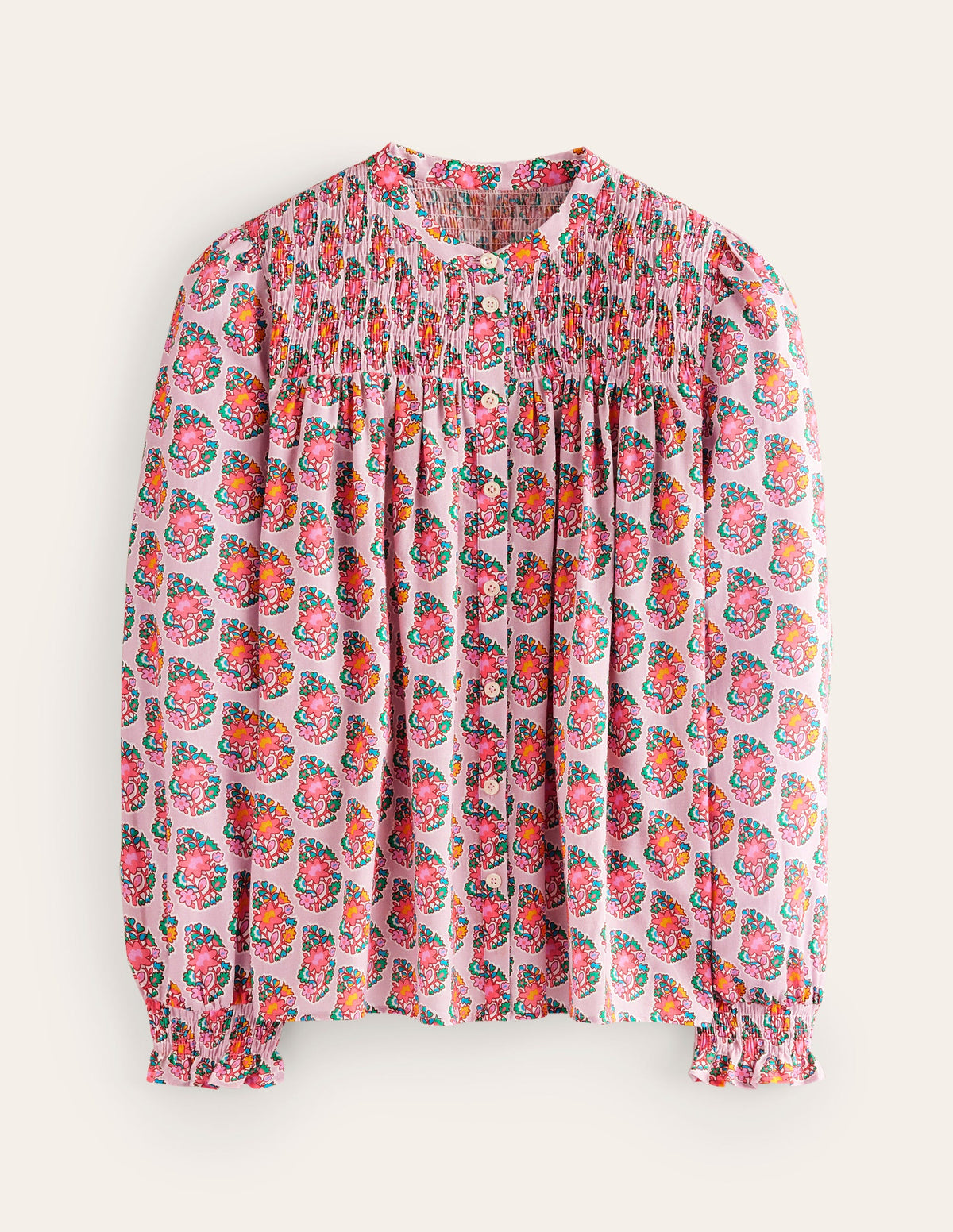 Helena Cotton Blouse-Fragrent Lily, Paisley-5