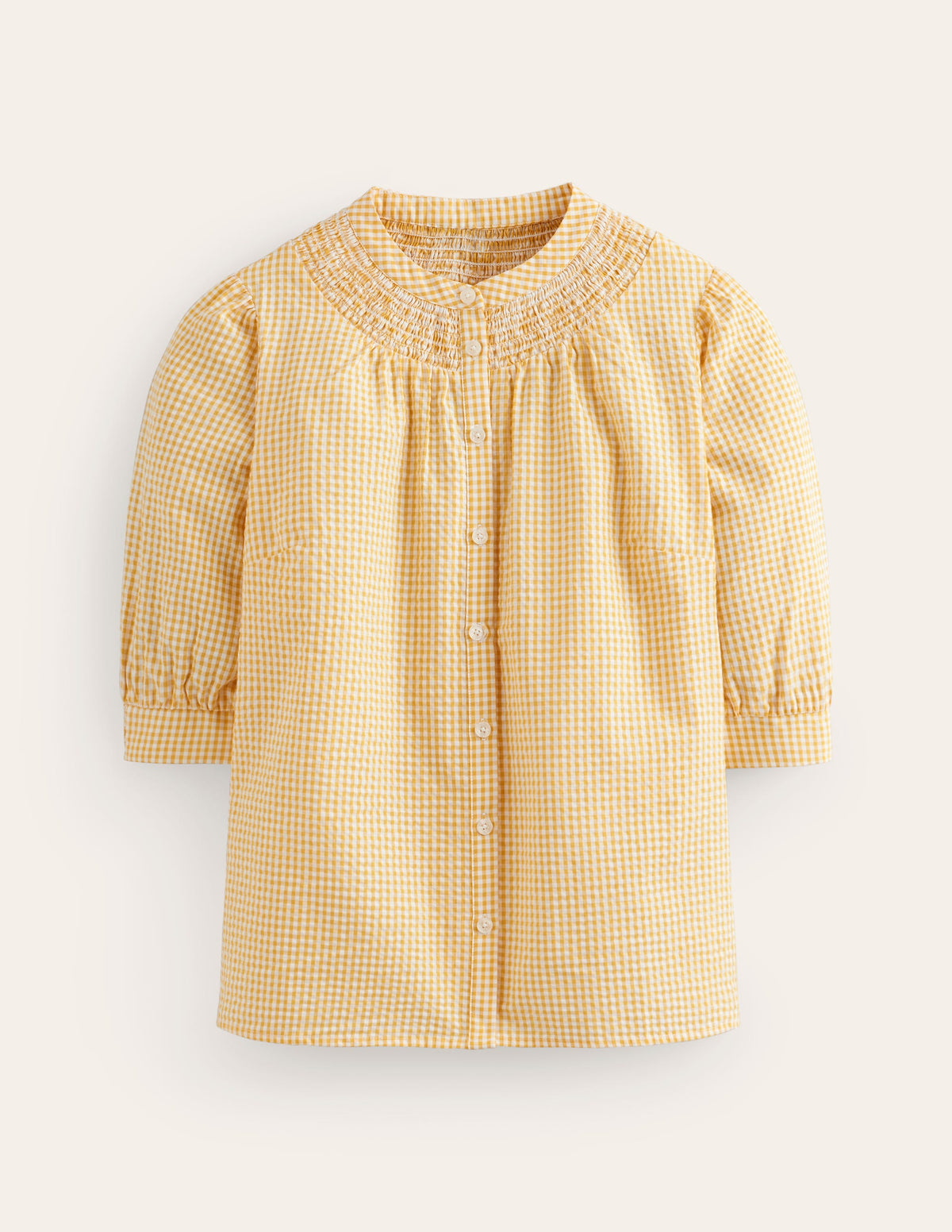Ada Seersucker Top-Sweet Honeycomb Gingham - Image 5