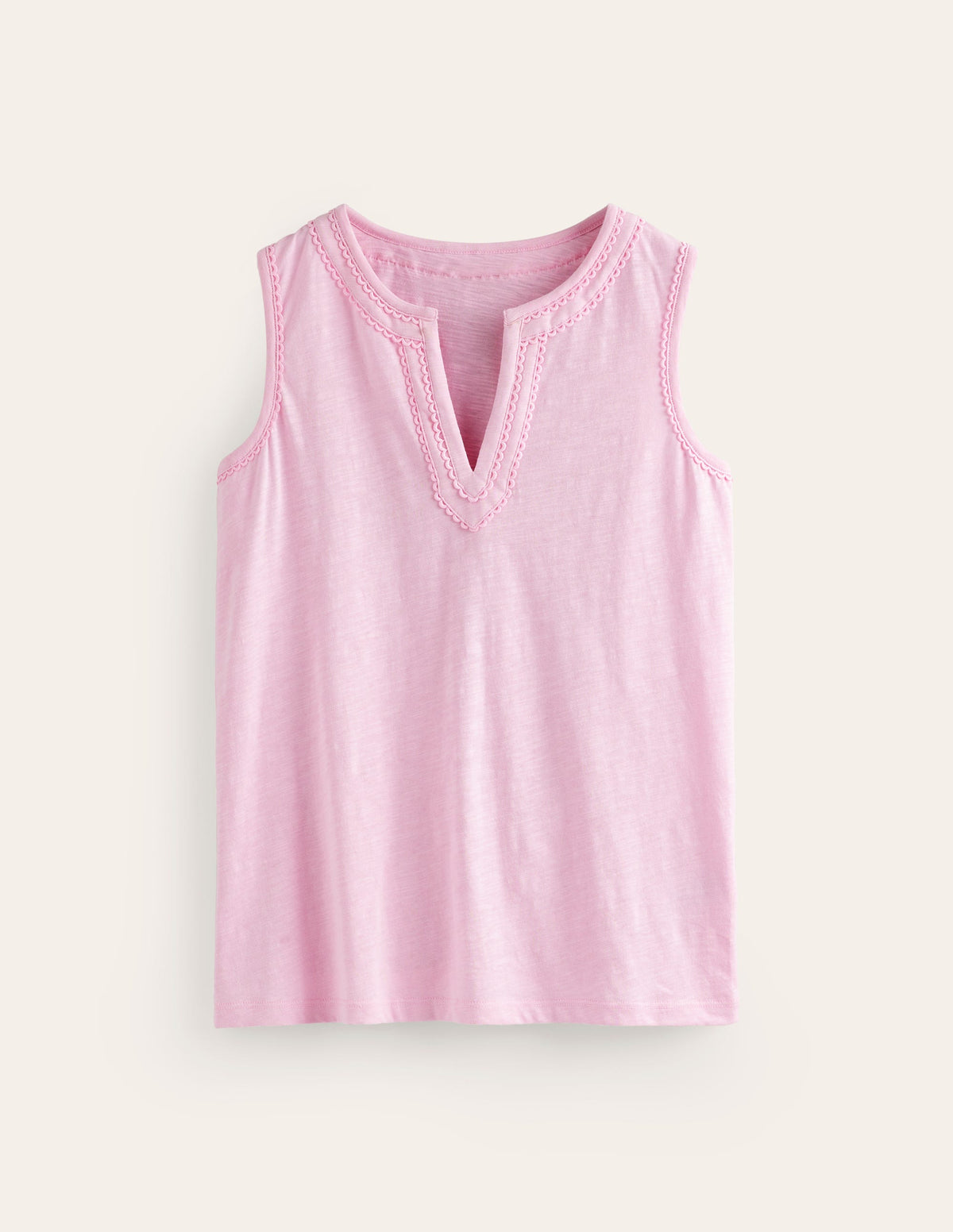 Trim Detail Vest-Sweet Lilac-5