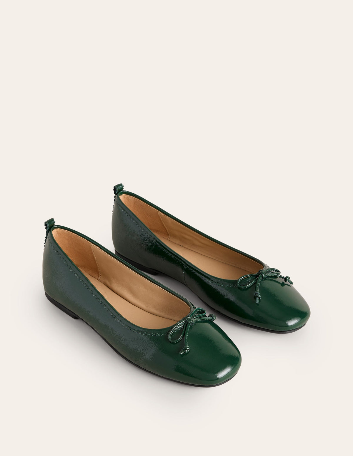 Kitty Flexi Sole Ballet Pumps-Ponderosa Pine Patent - Image 3