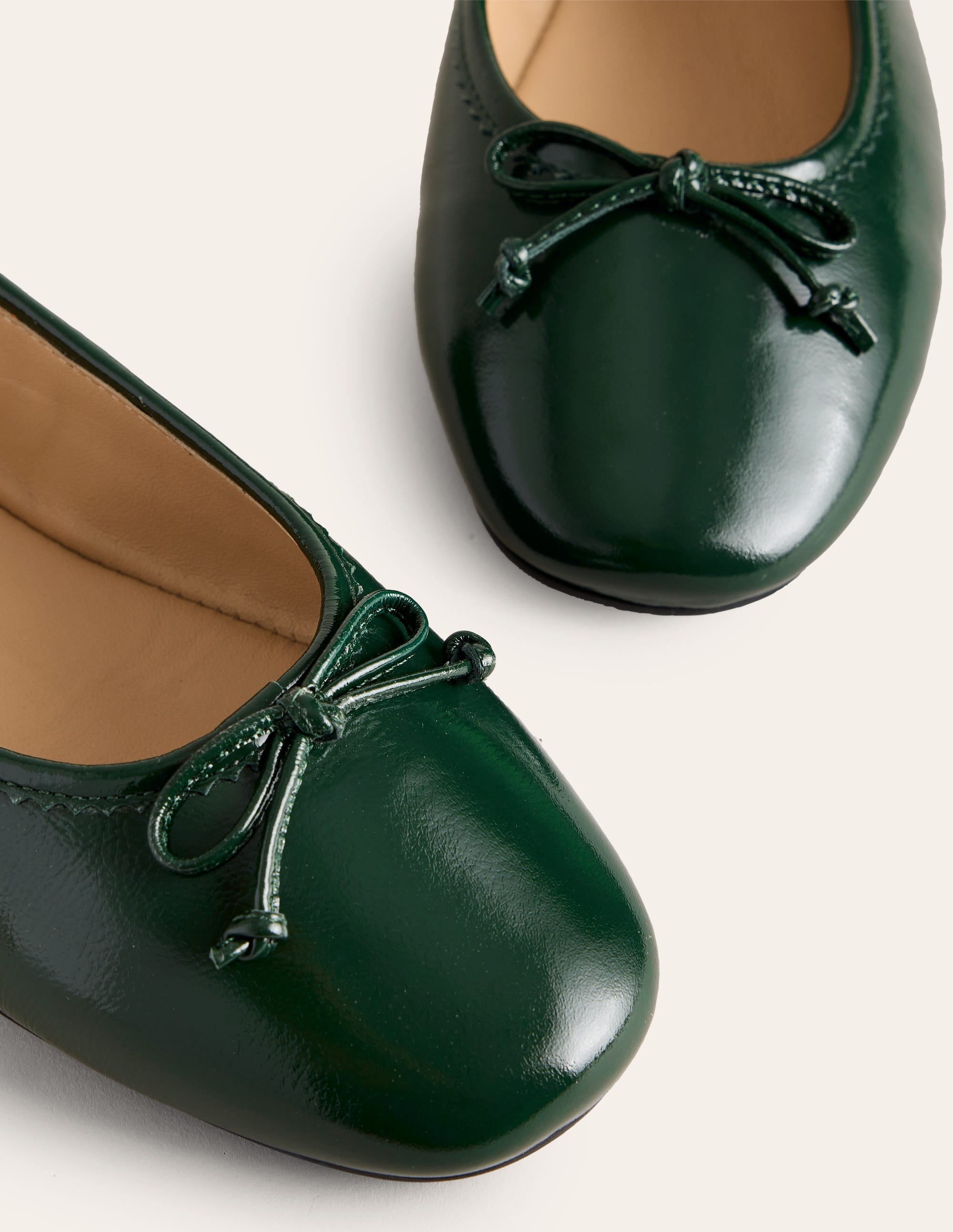 Kitty Flexi Sole Ballet Pumps-Ponderosa Pine Patent - Image 4