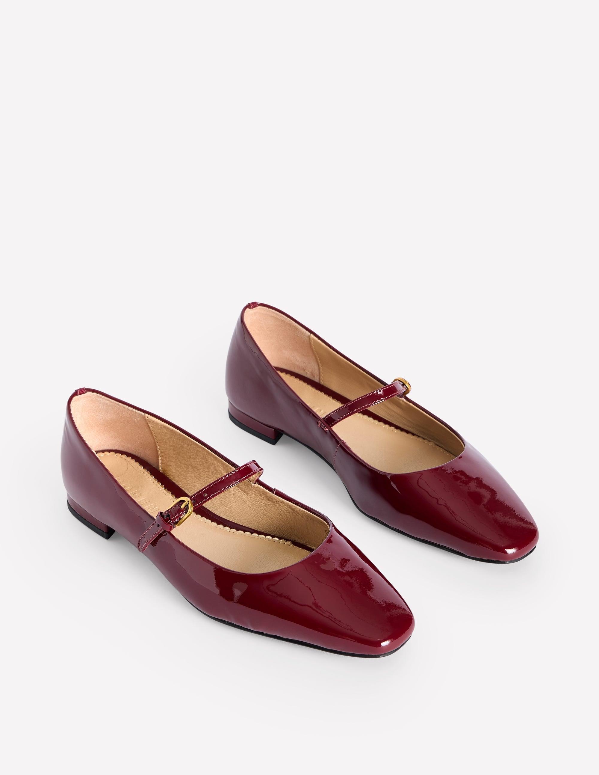 Penelope Mary Jane Flat-Oxblood - Image 3