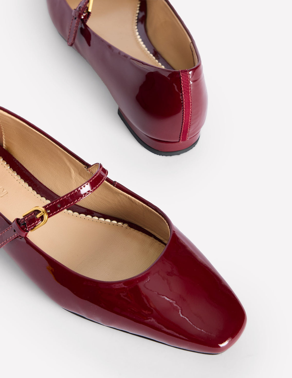 Penelope Mary Jane Flat-Oxblood - Image 4