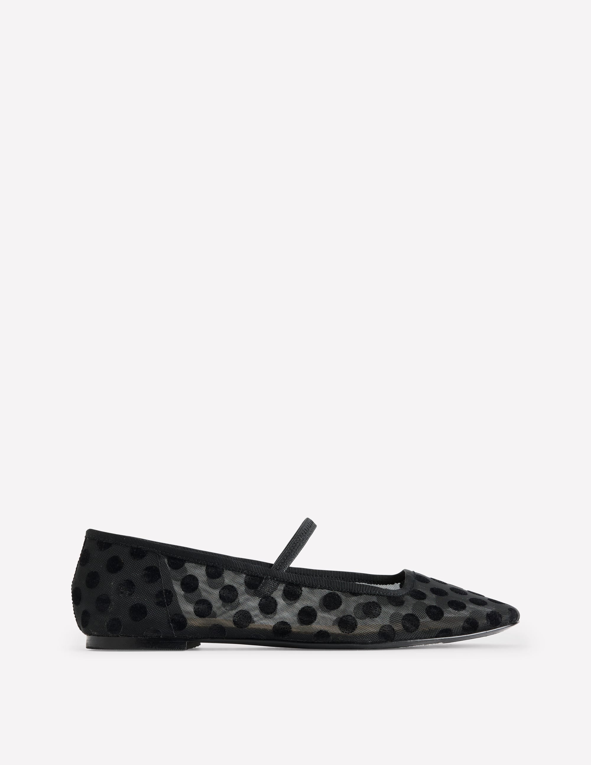Thea Mary Jane Ballet Flats-Polka Dot Mesh - Image 2