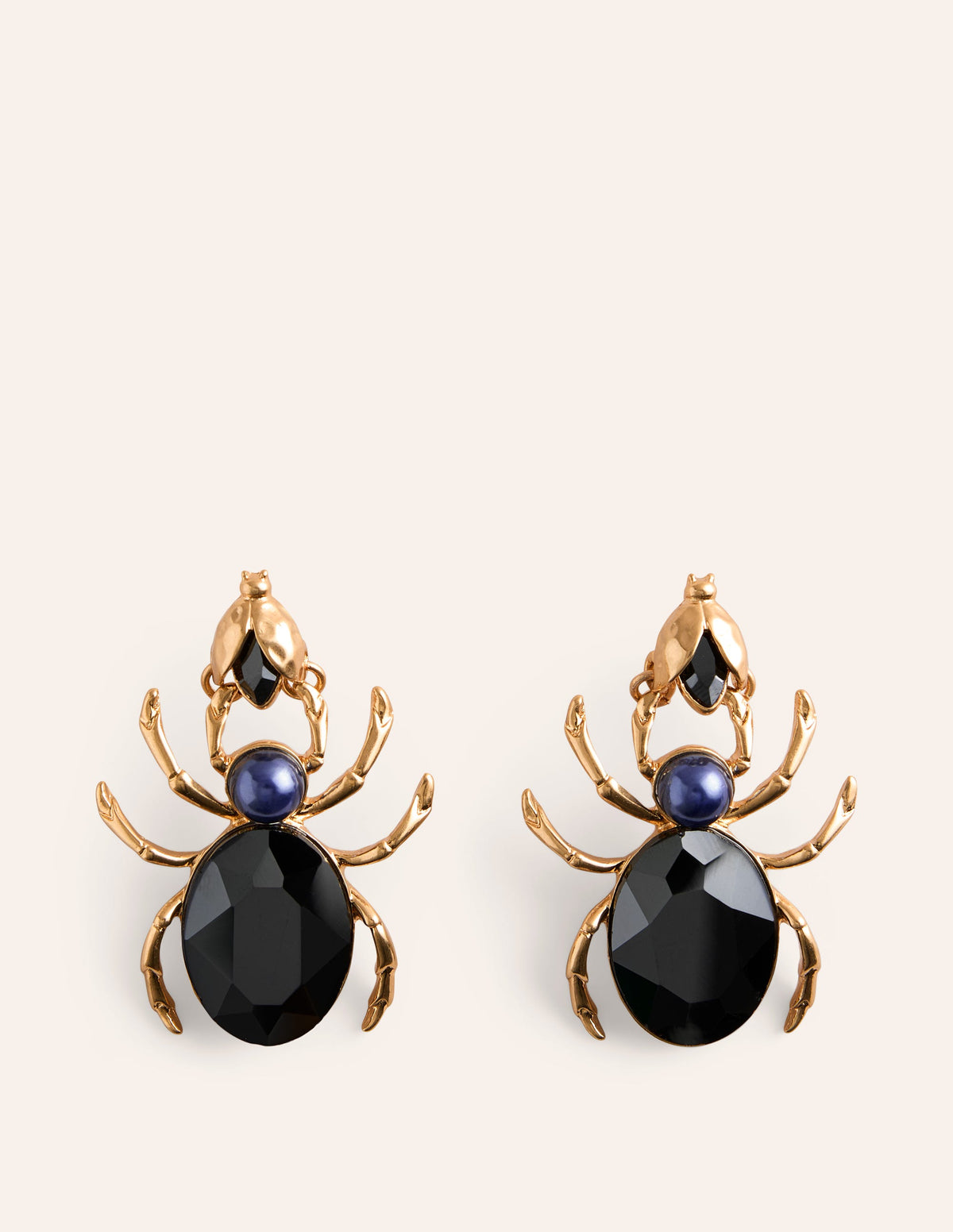 Metal Novelty Earrings-Spider - Image 2