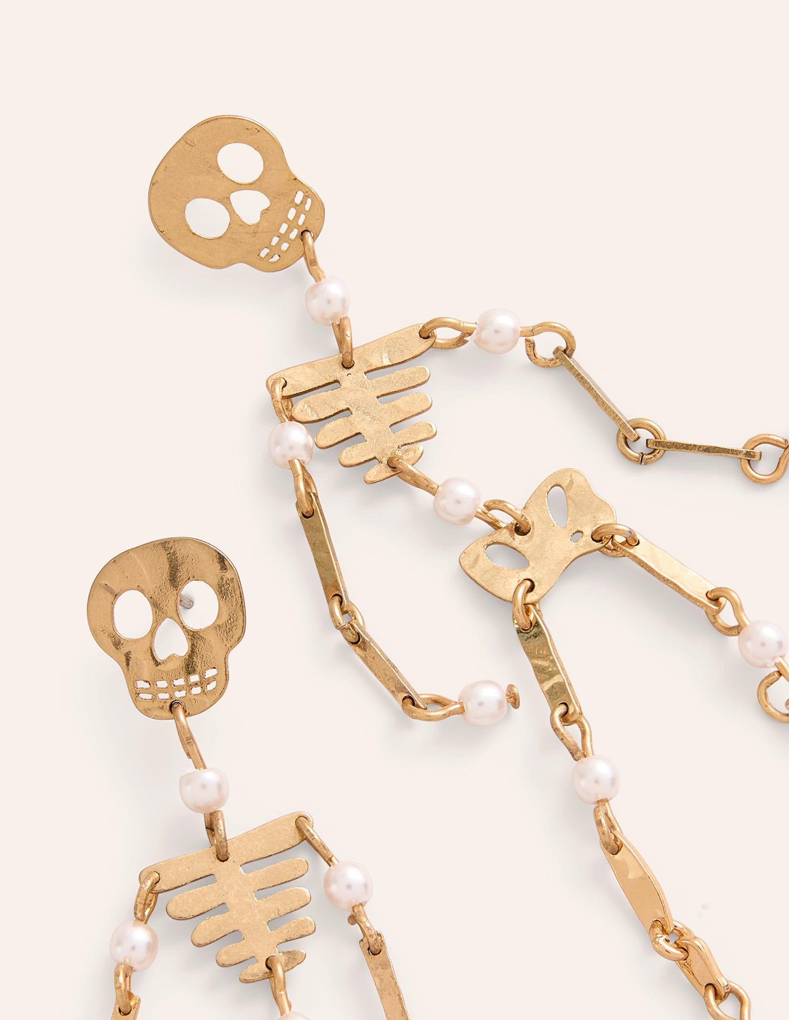 Metal Novelty Earrings-Skeleton - Image 3