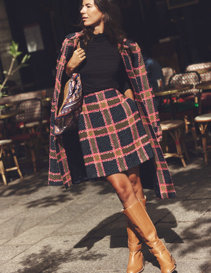 Buckled Knee High Boots-Tan-5