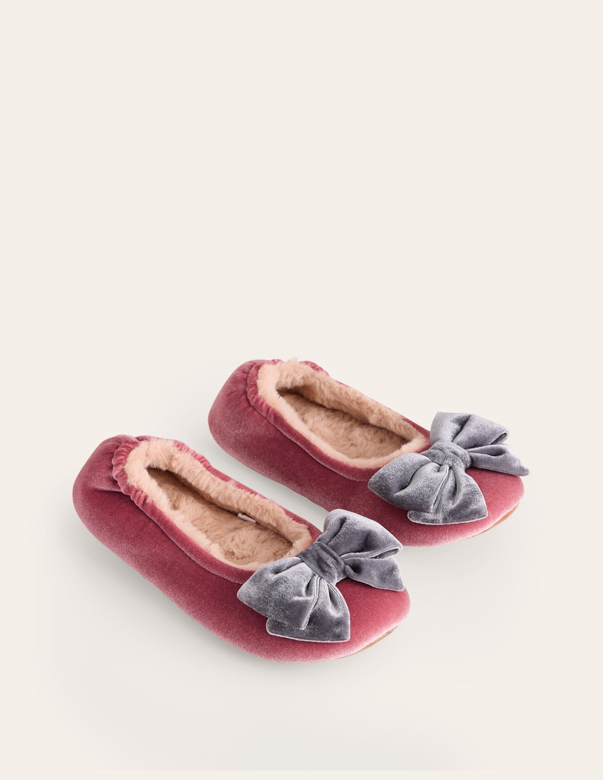 Bow Slippers-Pink-3