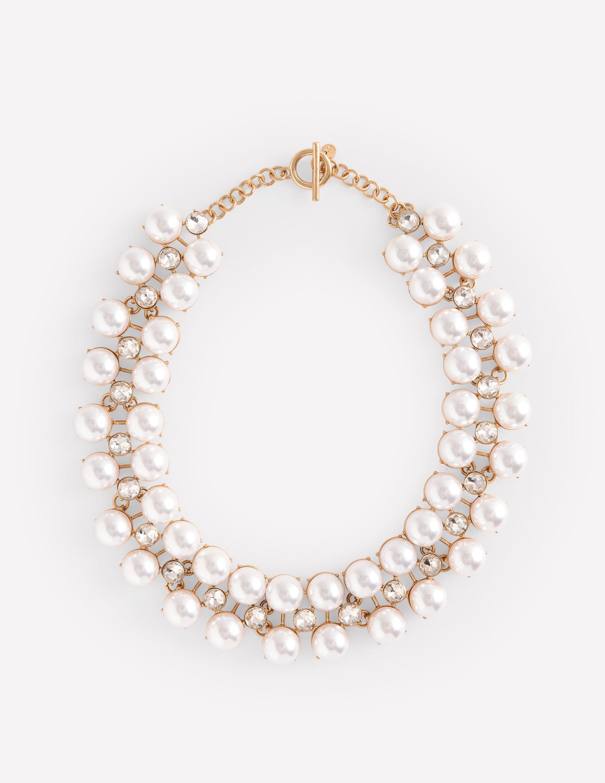 Mega Cluster Necklace-Ivory-2