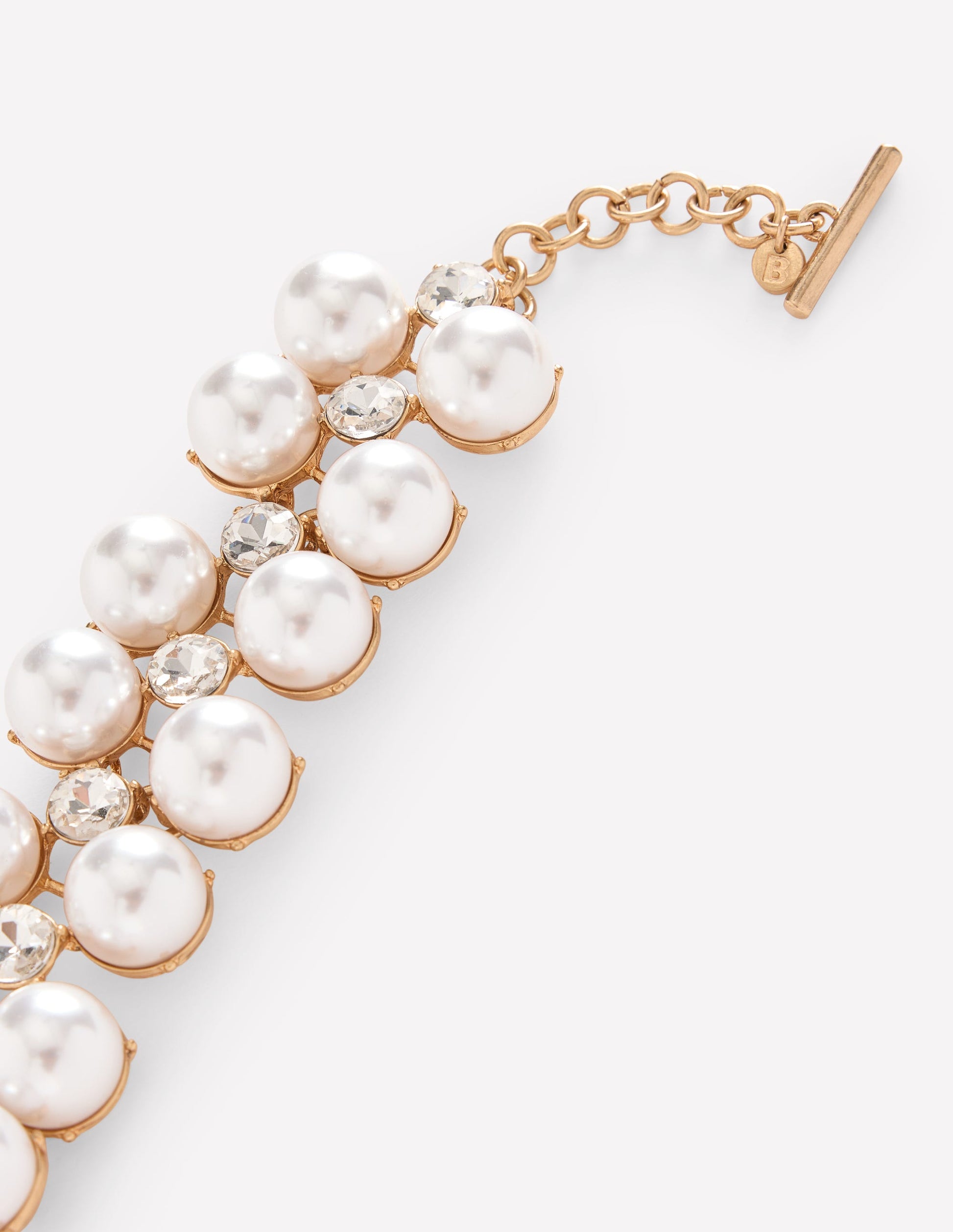 Mega Cluster Necklace-Ivory-3