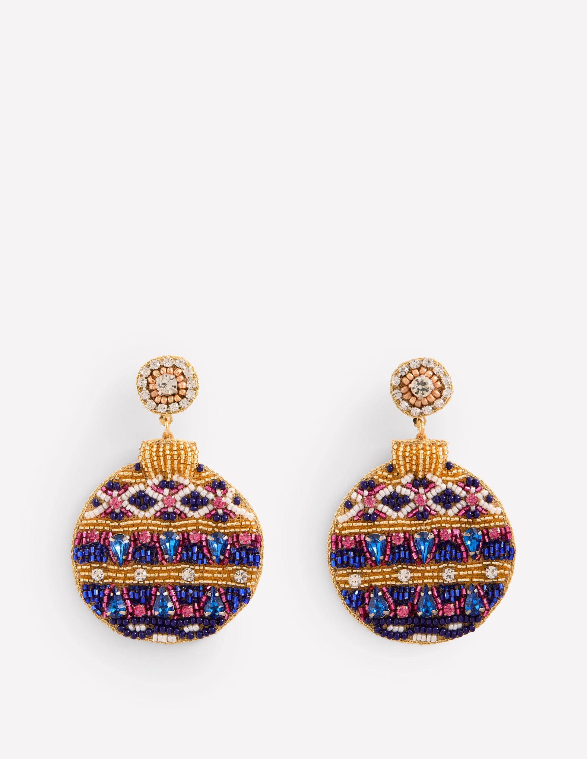 Novelty Christmas Earrings-Bauble-2