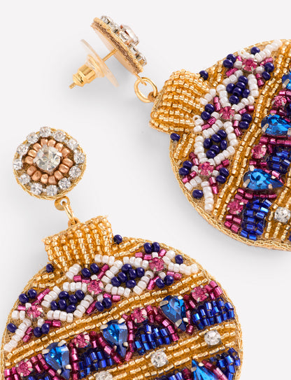 Novelty Christmas Earrings-Bauble-4