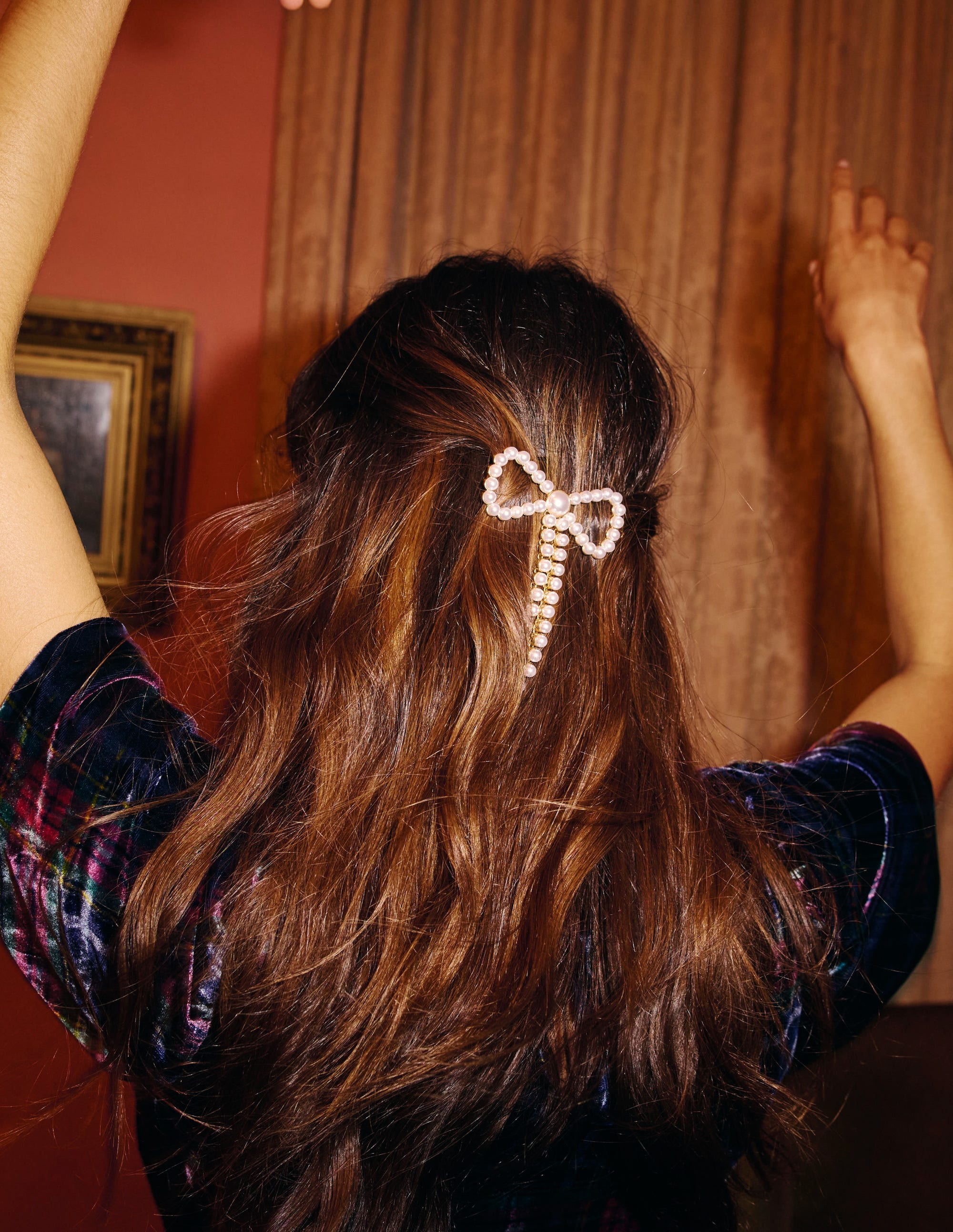 Bow Hair Slide-Ivory - Image 4