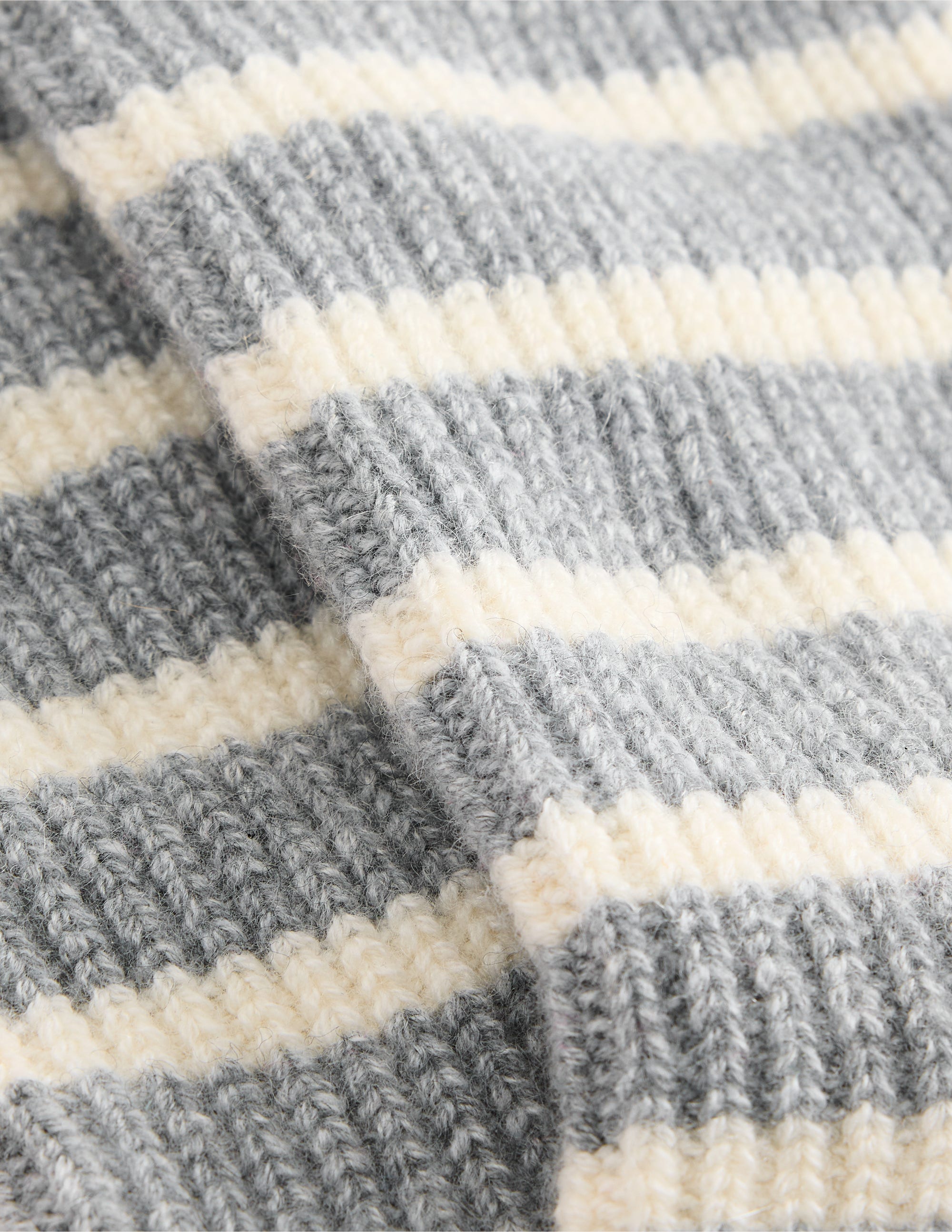Cashmere Socks-Grey and Ivory - Image 3