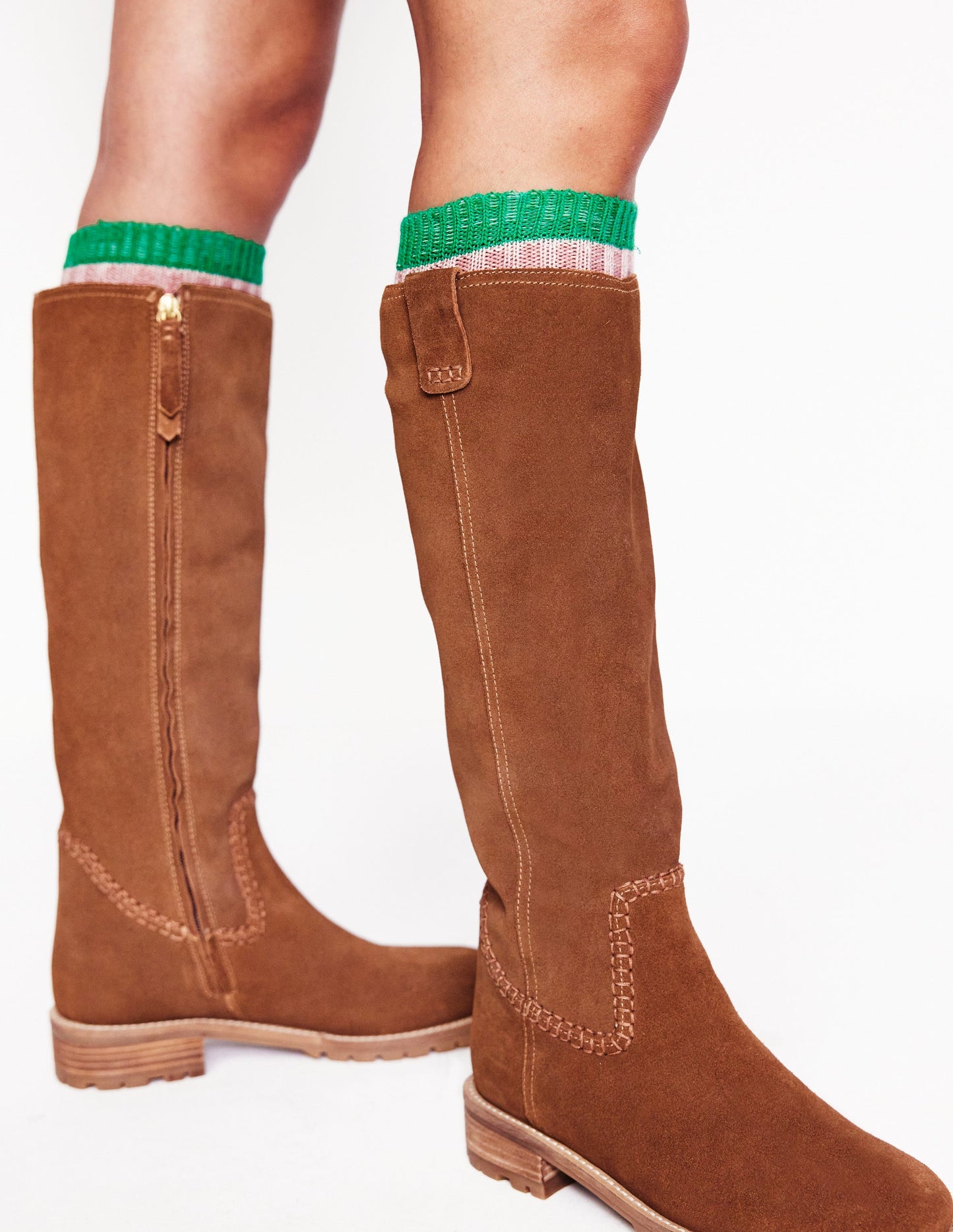 3 Pack Boot Socks-Mutli