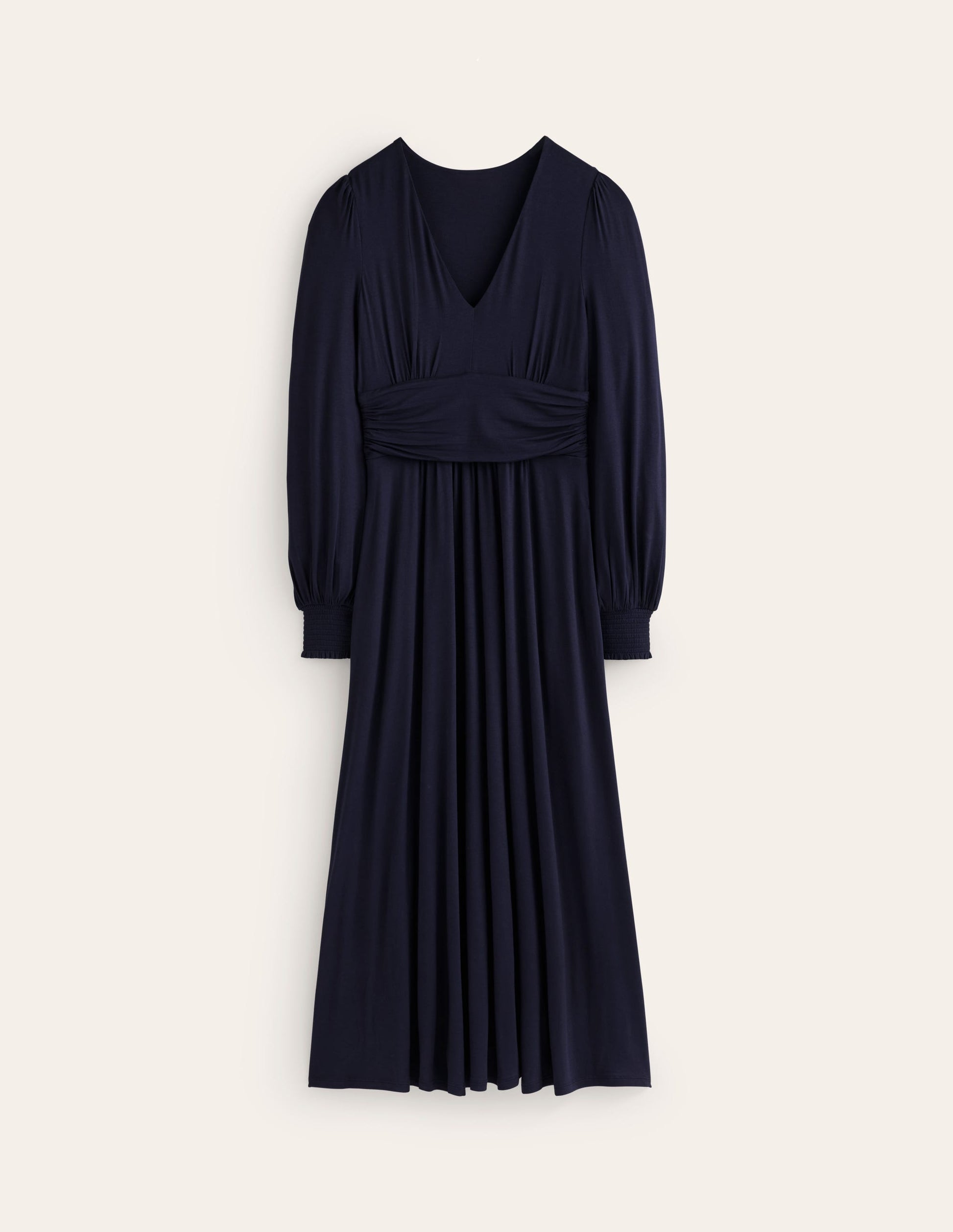 Daphne Jersey Maxi Dress-Navy-5