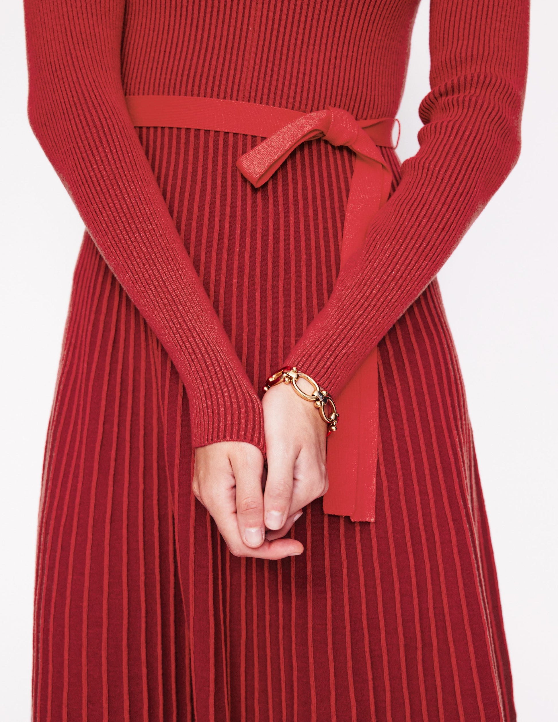 Lola Knitted Midi Dress-Rouge, Cherry Plated | Boden AU Lola Knitted Midi Dress-Rouge, Cherry Plated | Boden AU