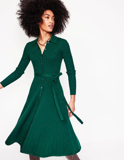 Rachel Knitted Shirt Dress-Glade-1