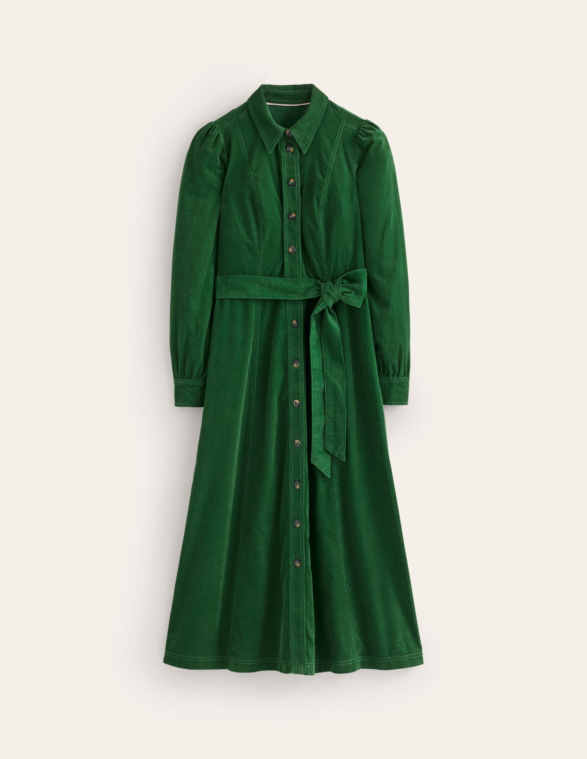 Aubrey Cord Midi Shirt Dress-Eden-9
