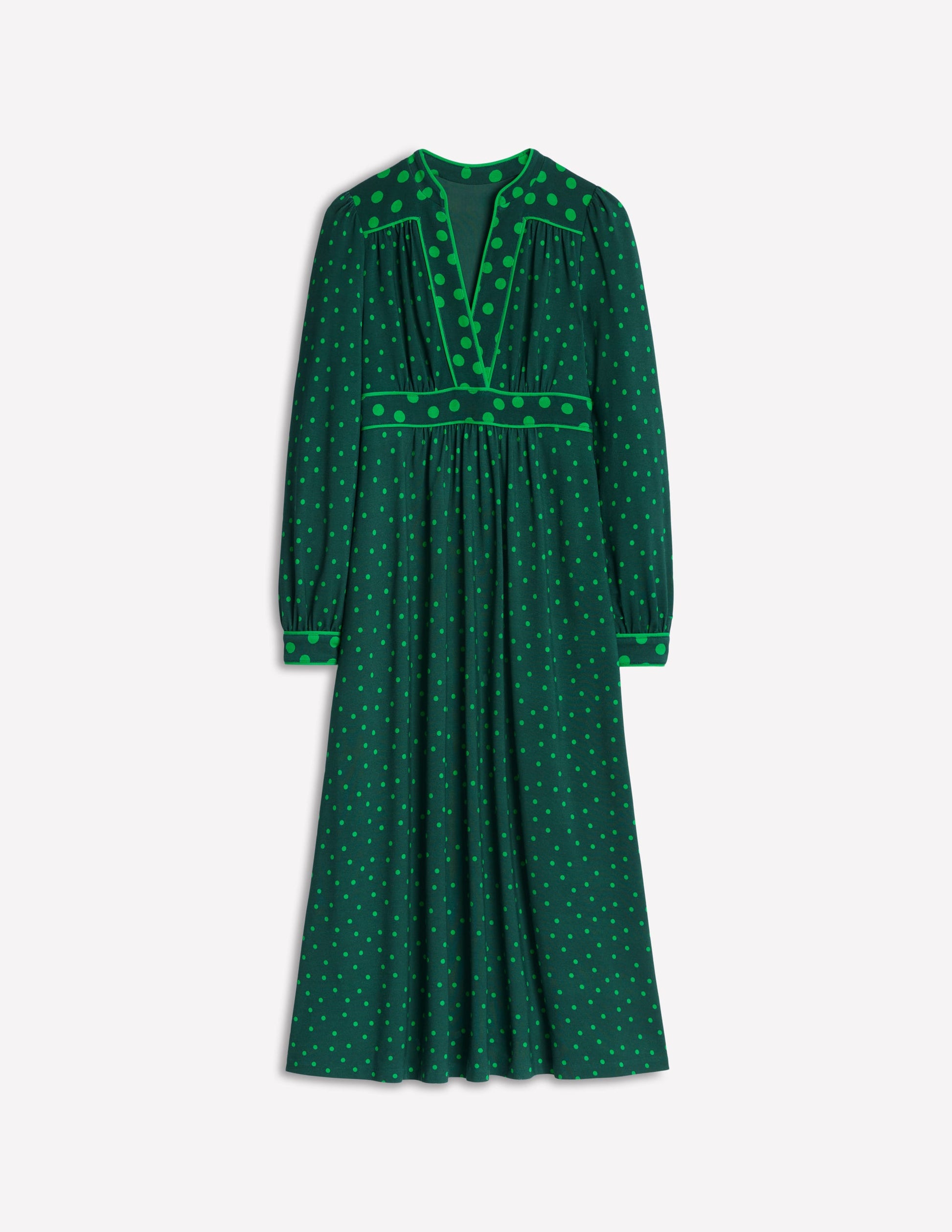 Hotched Ponte Dress-Glade, Abstract Dot-6