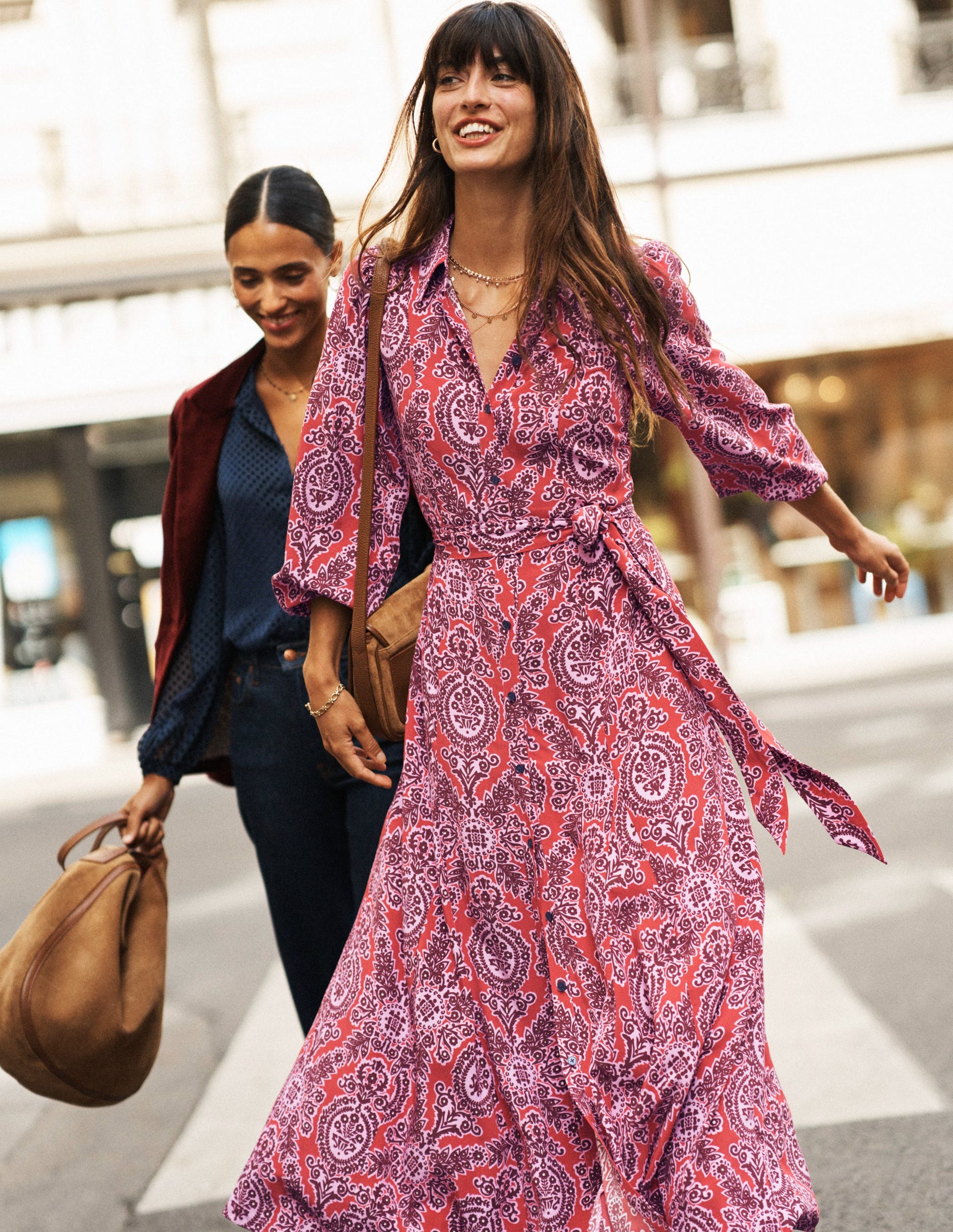 martha godet maxi shirt dress Maxi Dress Boden Martha Dress Boden Martha Godet Maxi Shirt Dress Blue Kaleidoscopic Paisley