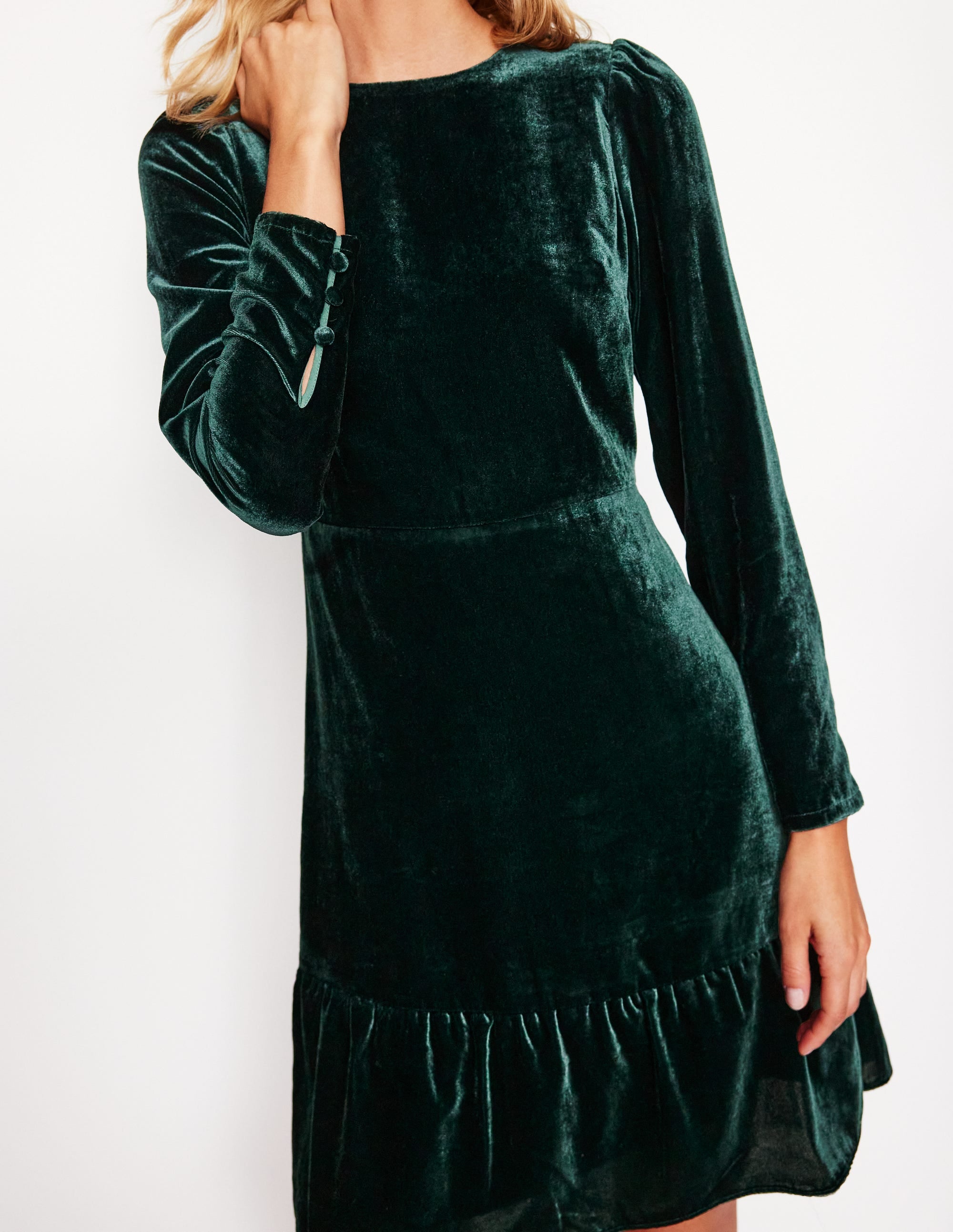 Velvet Short Dress-Glade - Image 2