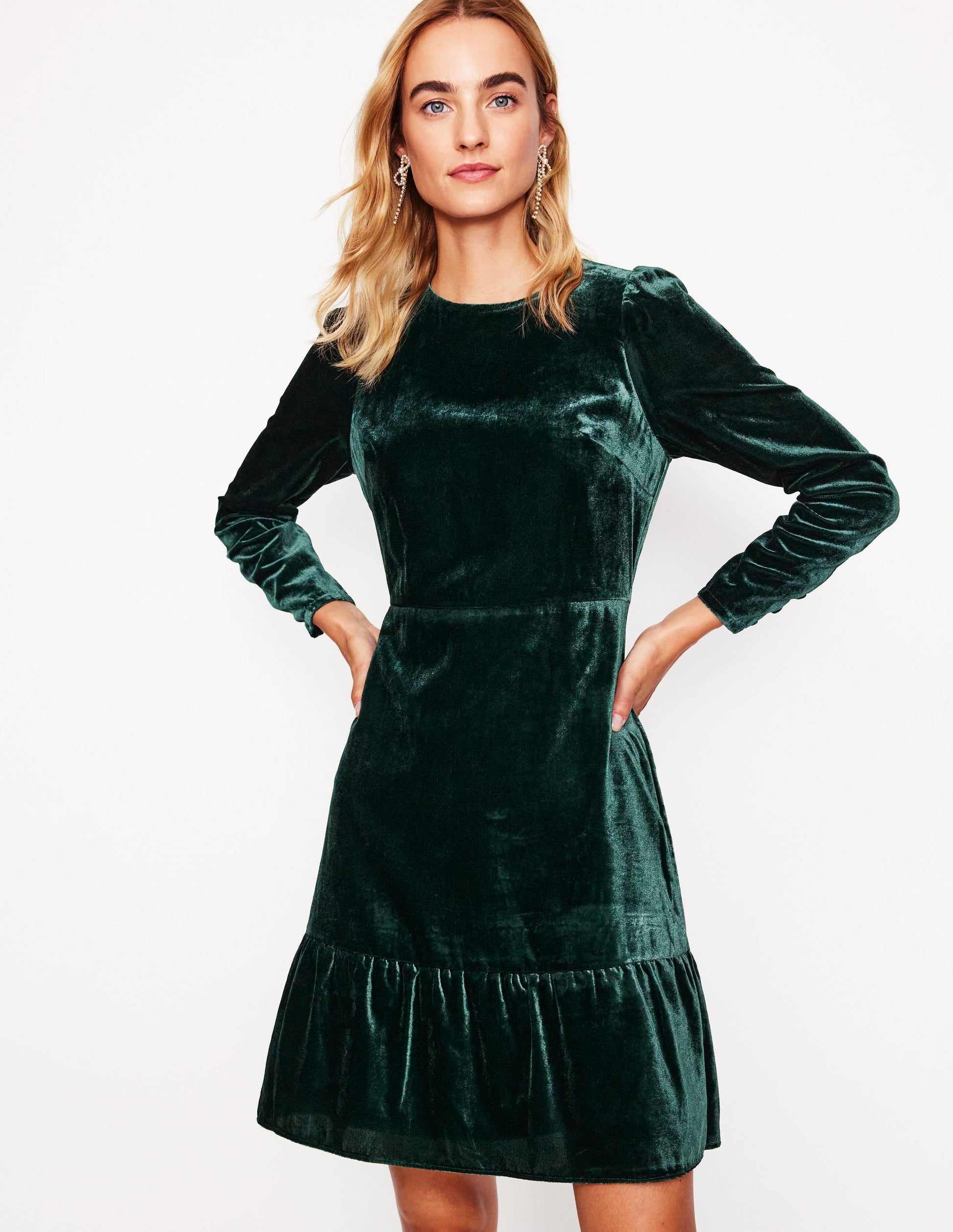 Velvet Short Dress-Glade-4