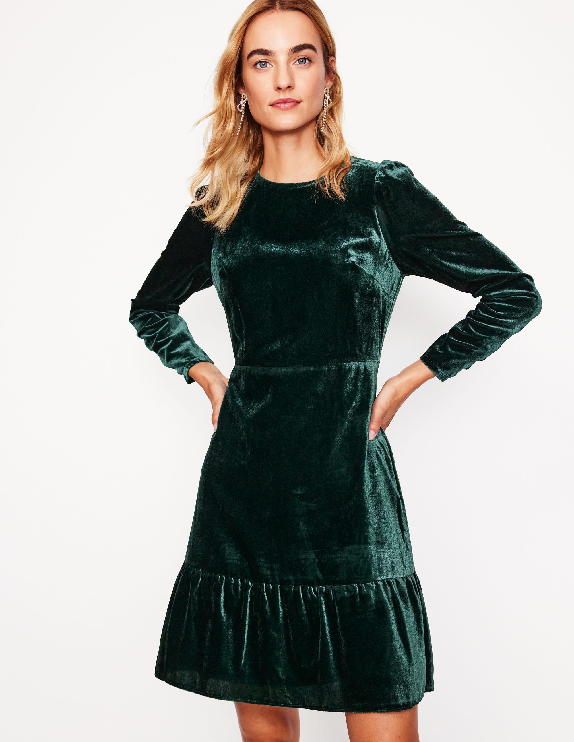 Velvet Short Dress-Glade - Image 4