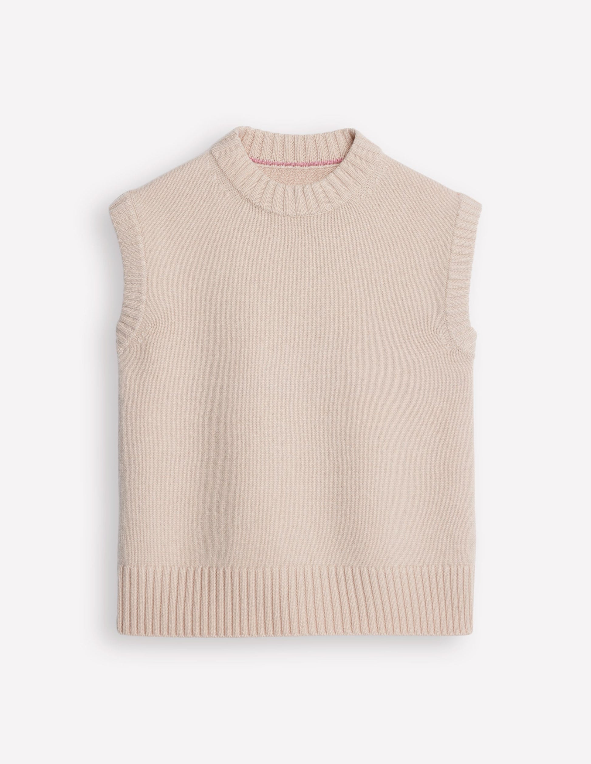Chunky Cashmere Crew Neck Tank-Rope-6