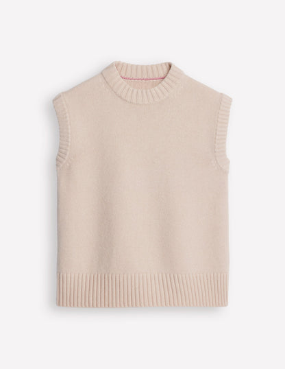 Chunky Cashmere Crew Neck Tank-Rope-6