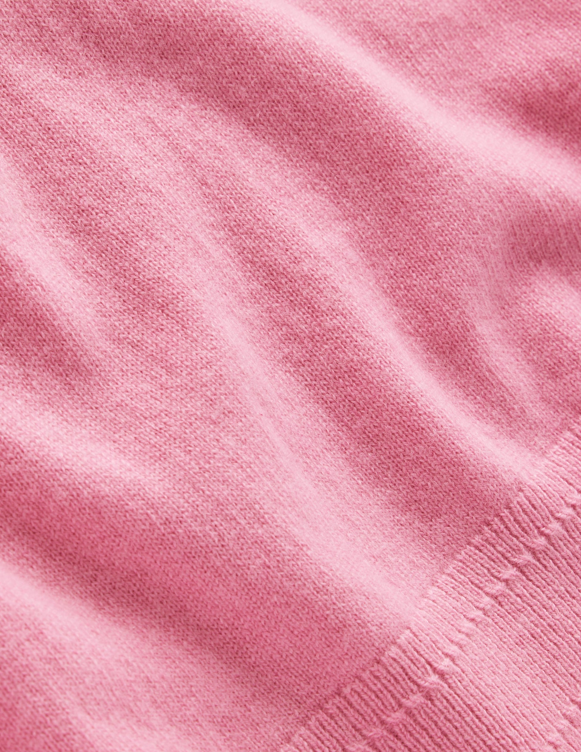 Eva Cashmere Crew Neck Jumper-Old Rose Pink-6
